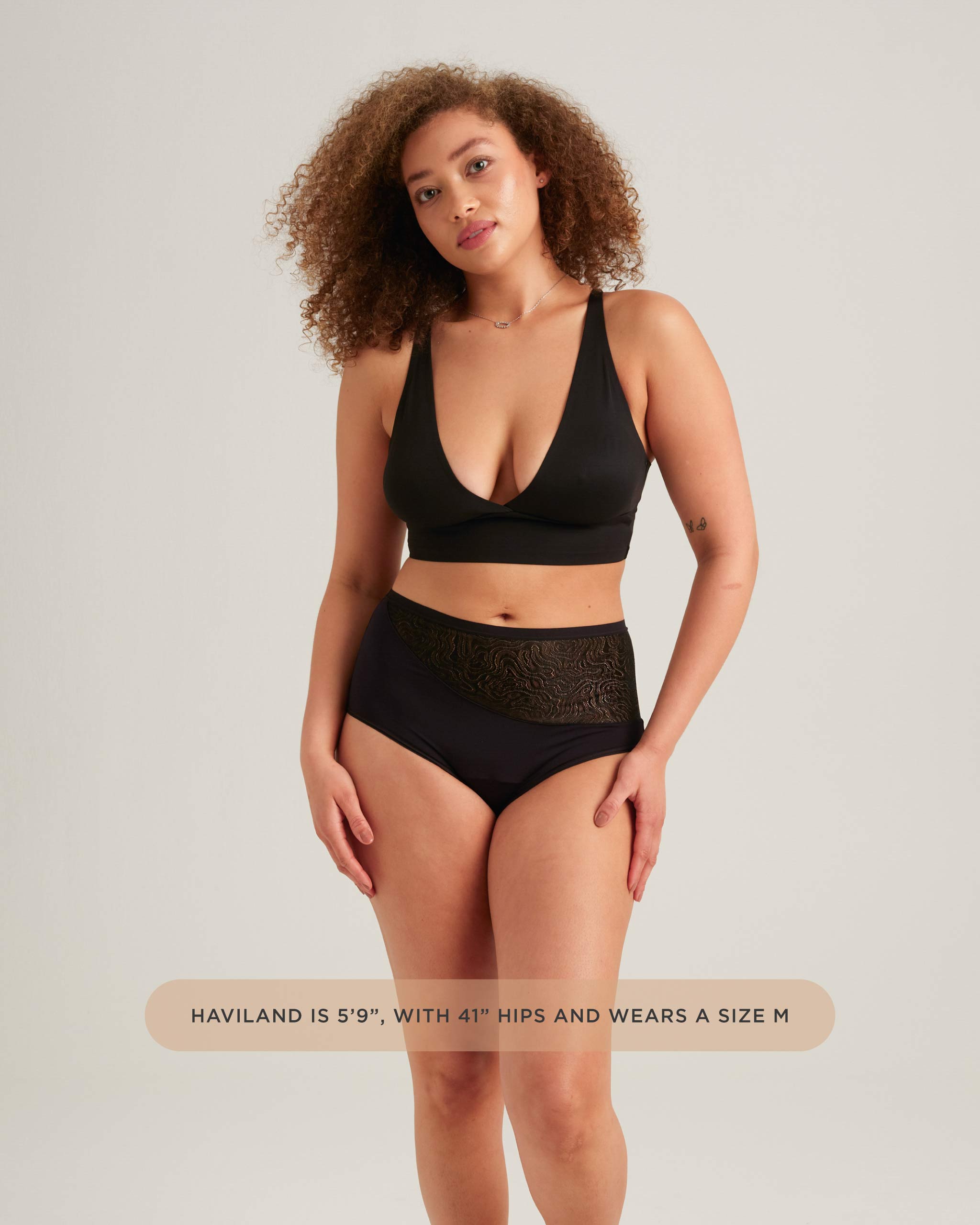 Saalt Leakproof Lace High Waist