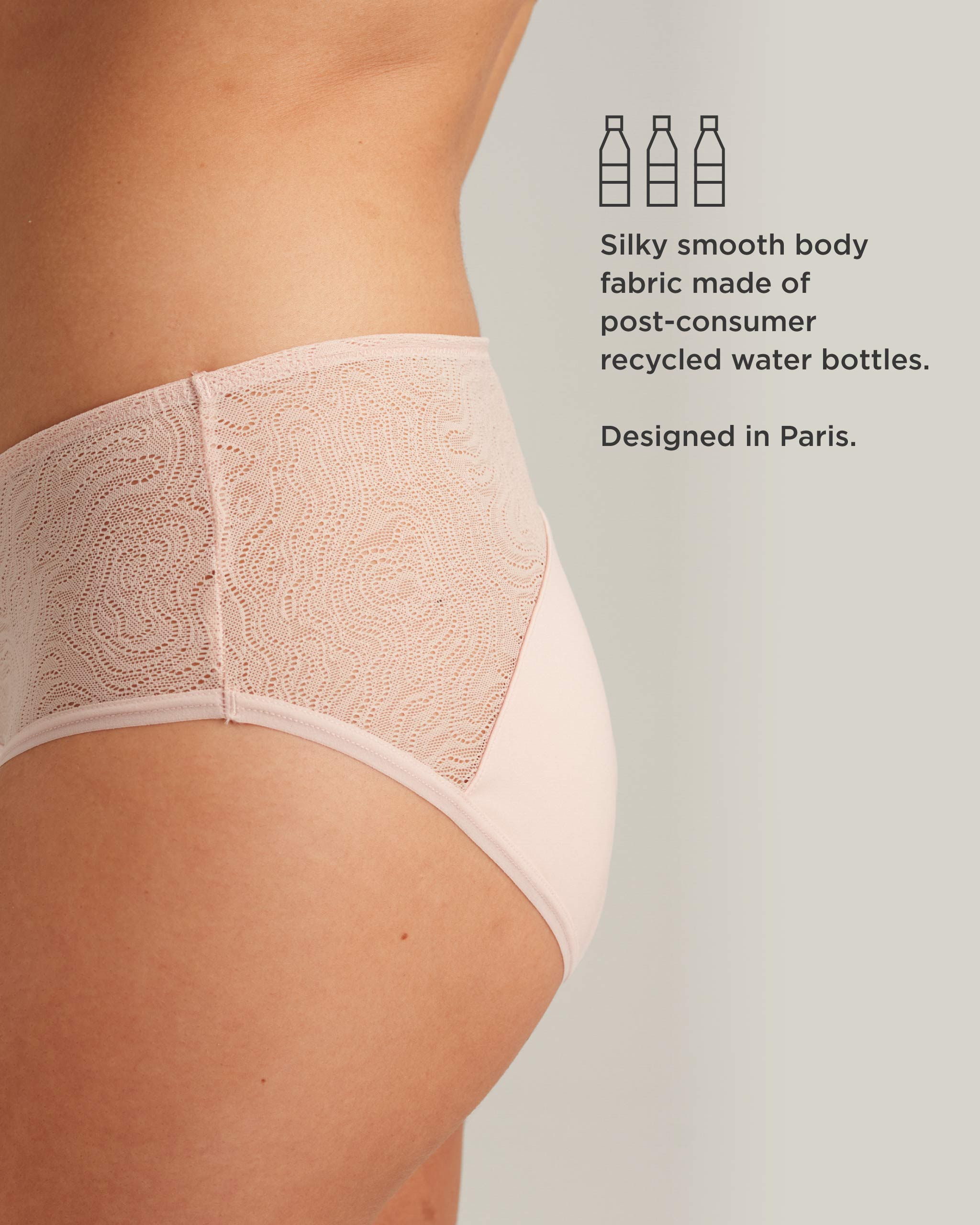 Saalt Leakproof Lace Hipster