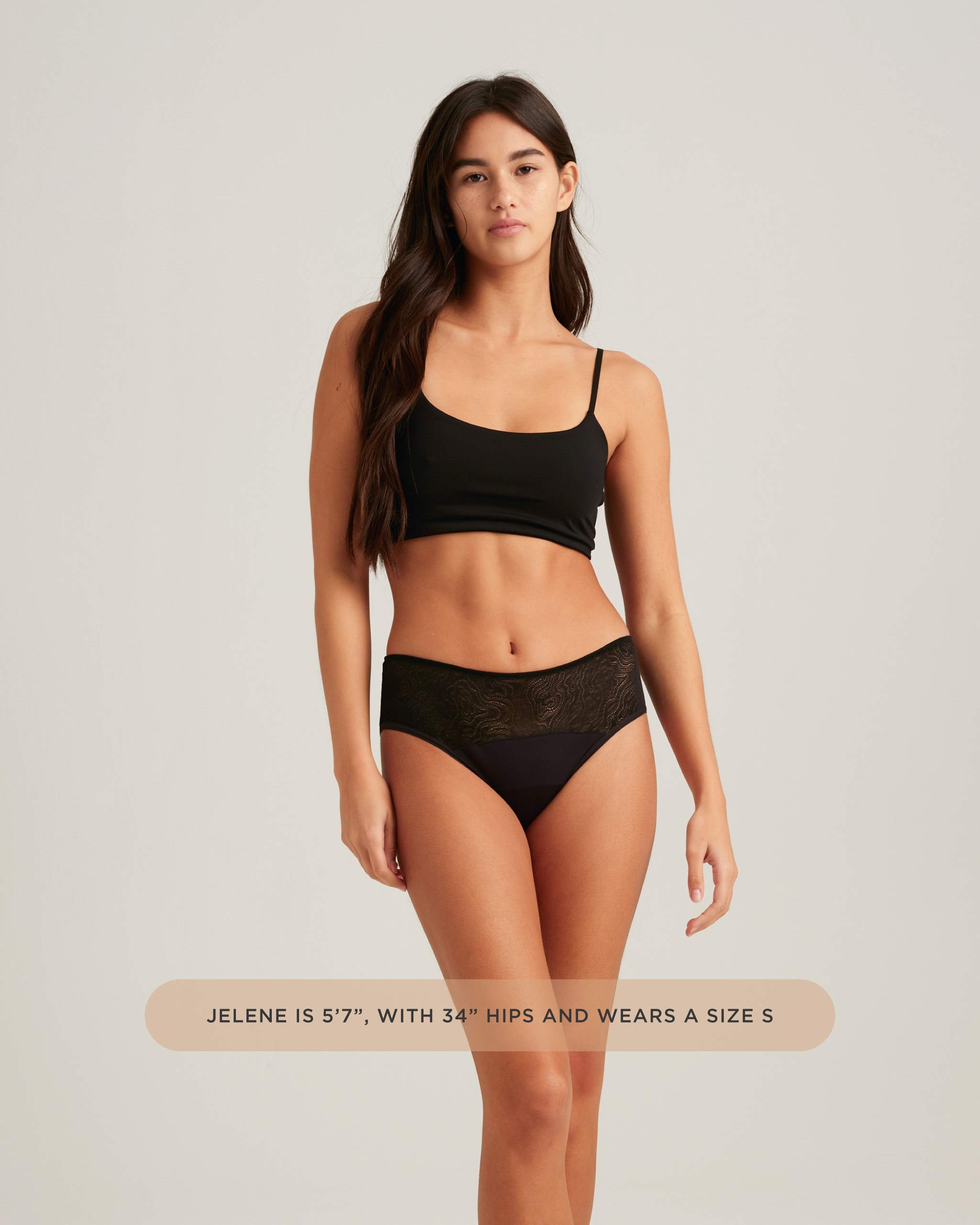 Saalt Leakproof Lace Hipster