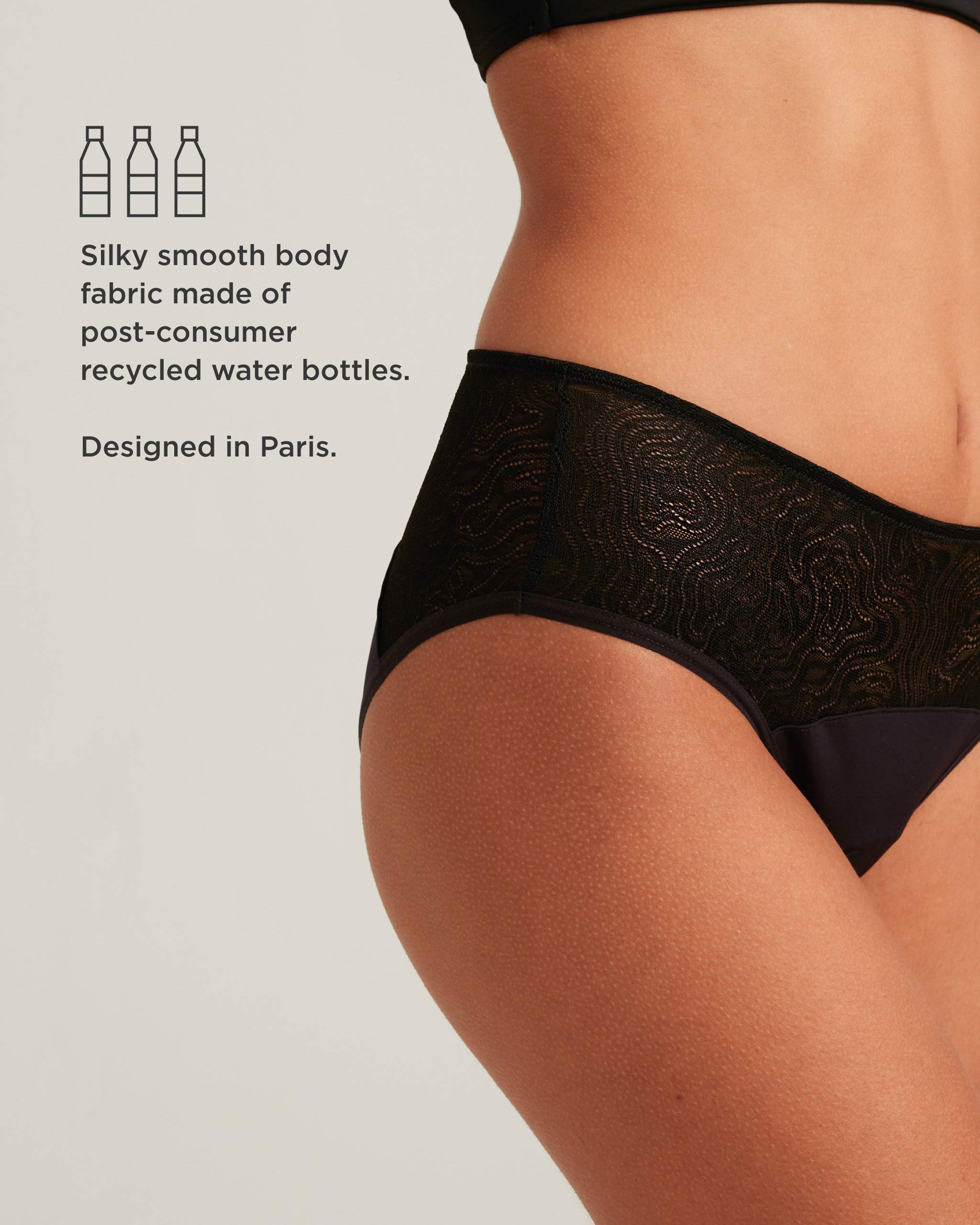 Saalt Leakproof Lace Hipster