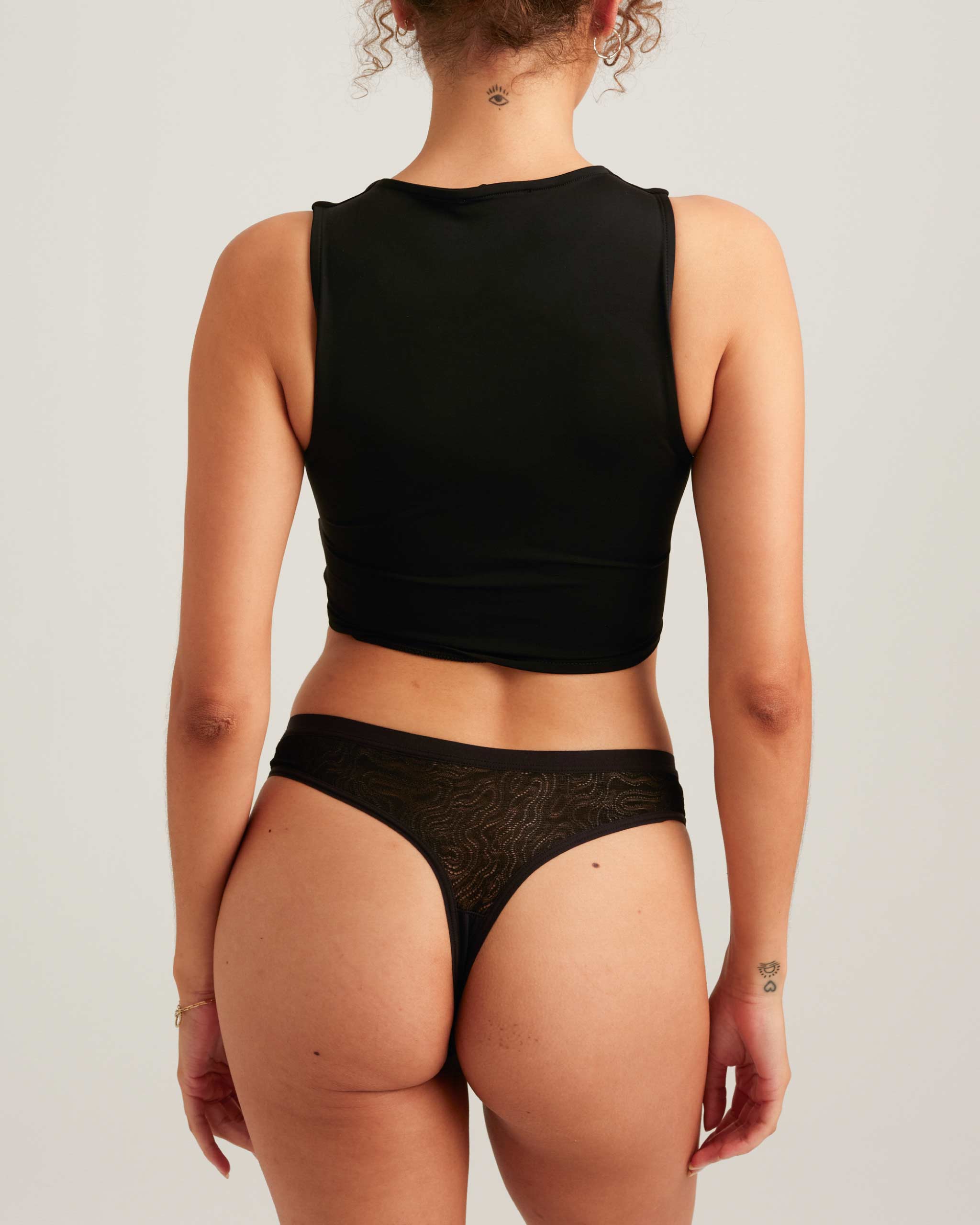 Saalt Leakproof Lace Thong
