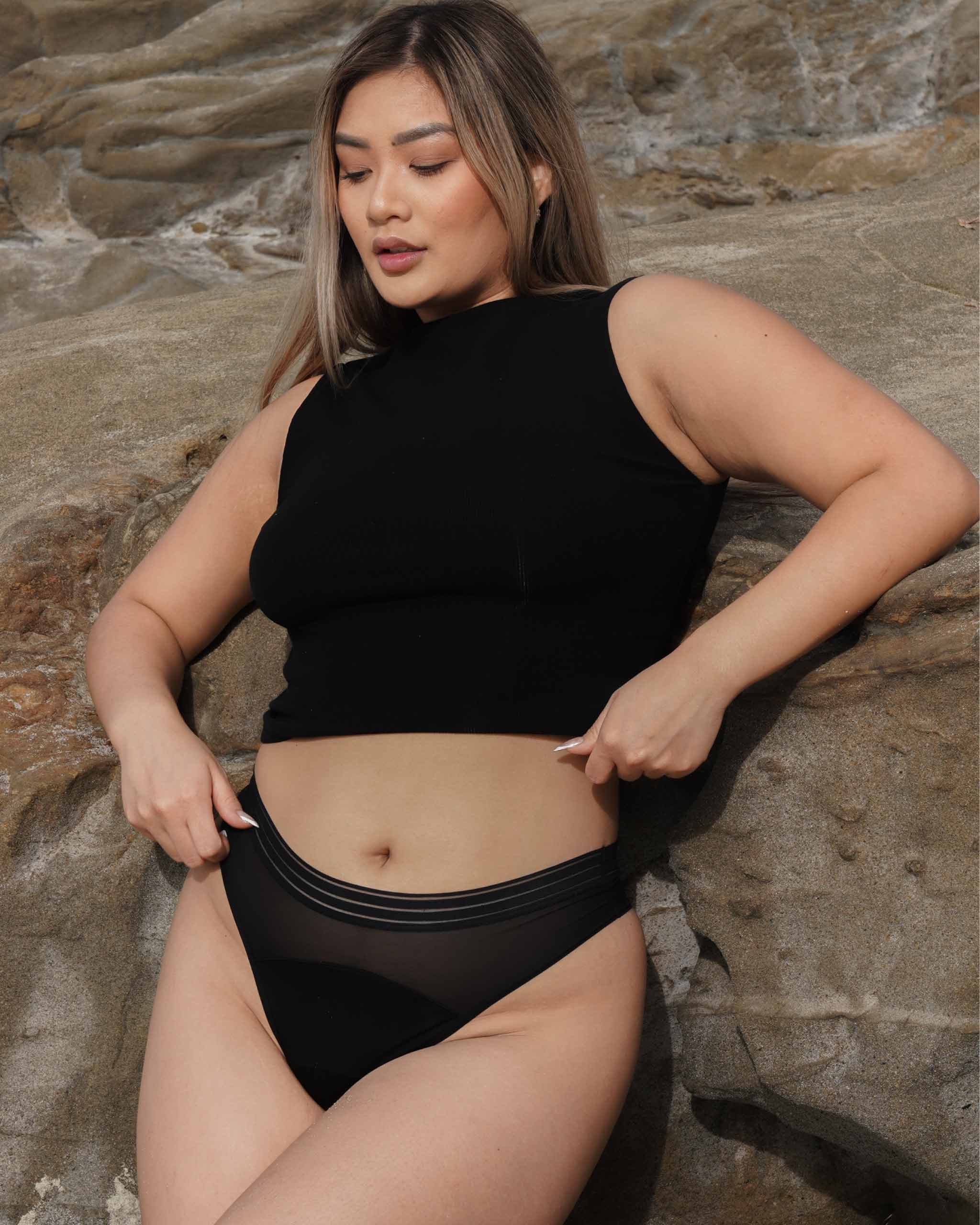 Saalt Leakproof Mesh Thong
