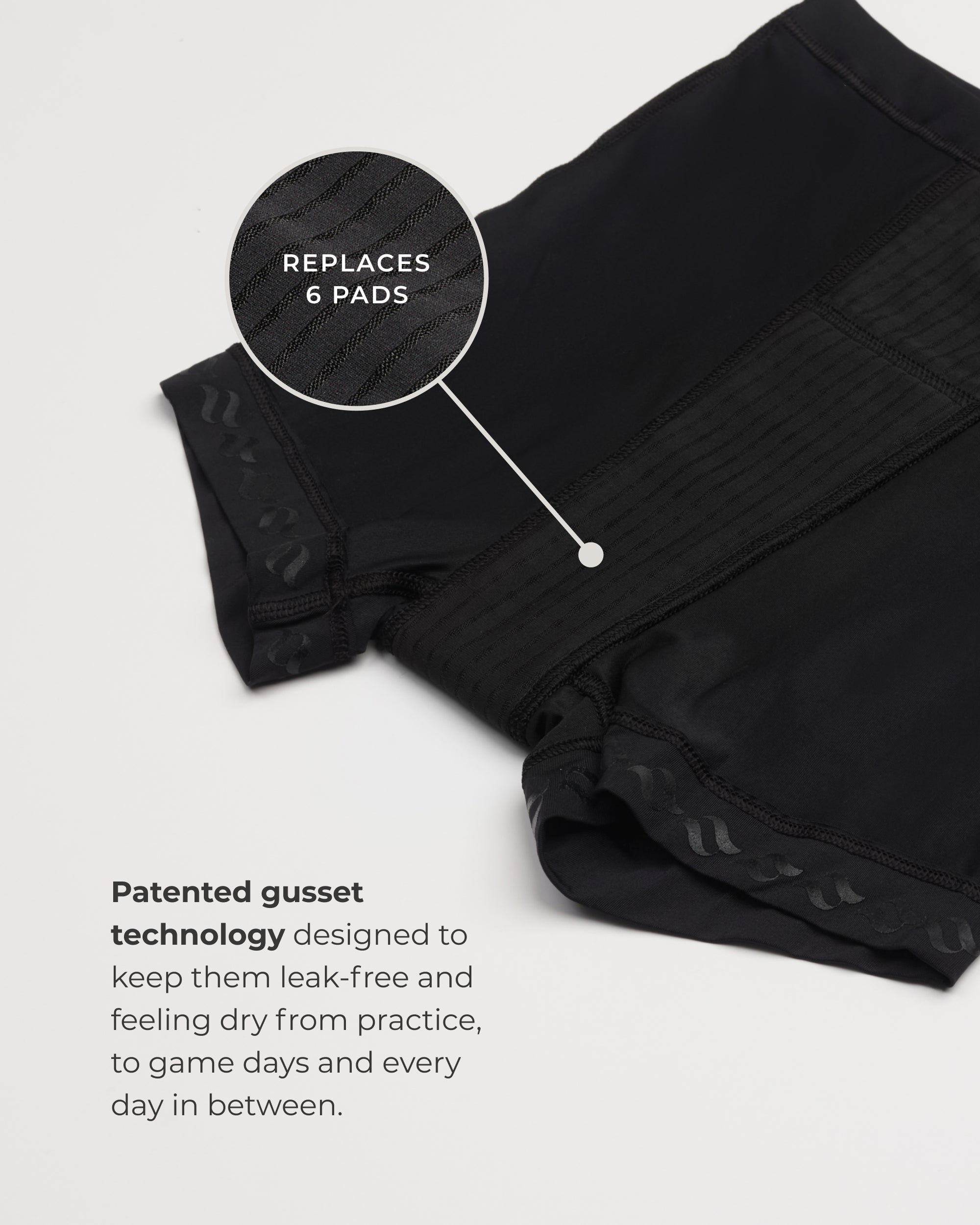 Saalt Leakproof Teen Sport Short