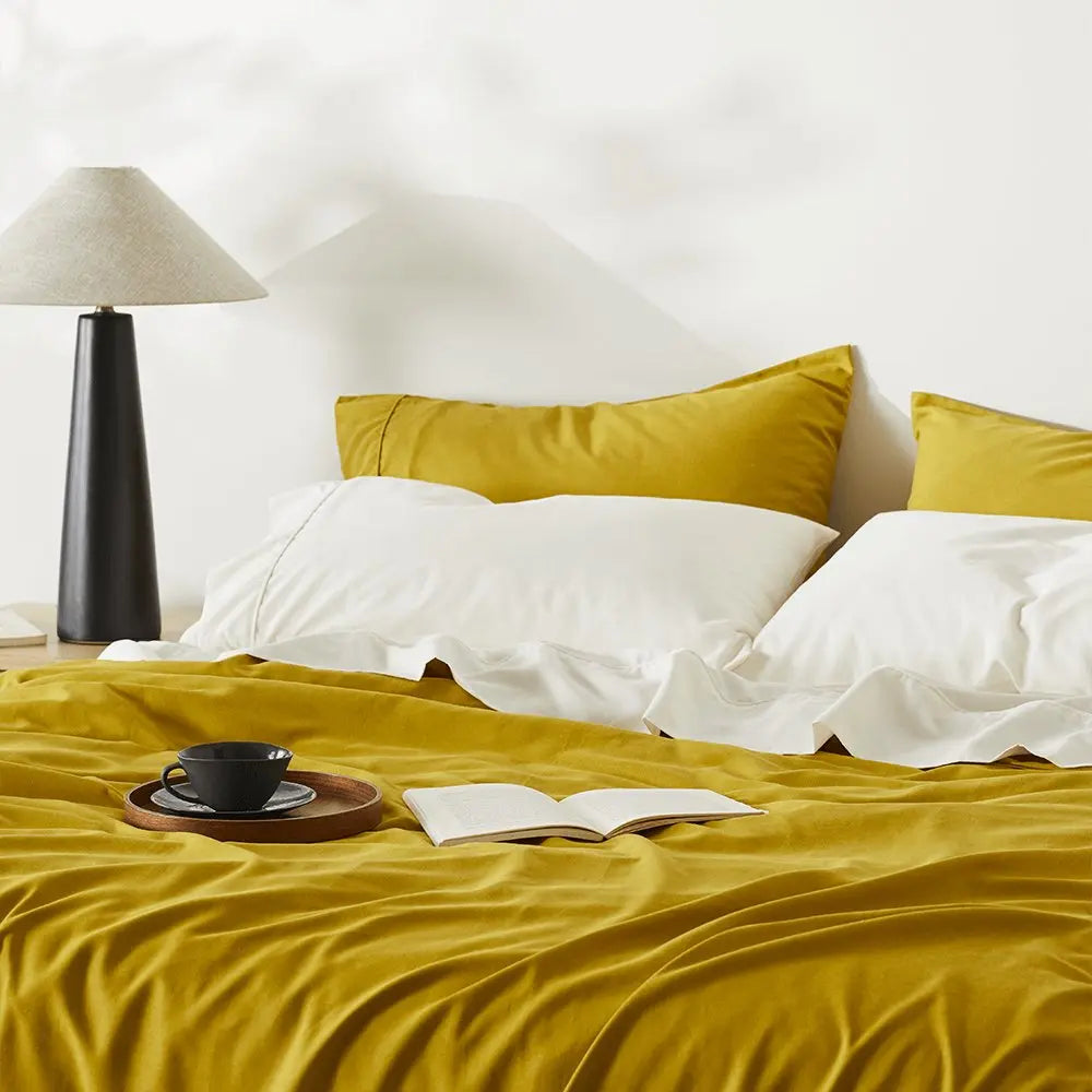 Ettitude Linen+ Bamboo Duvet Cover