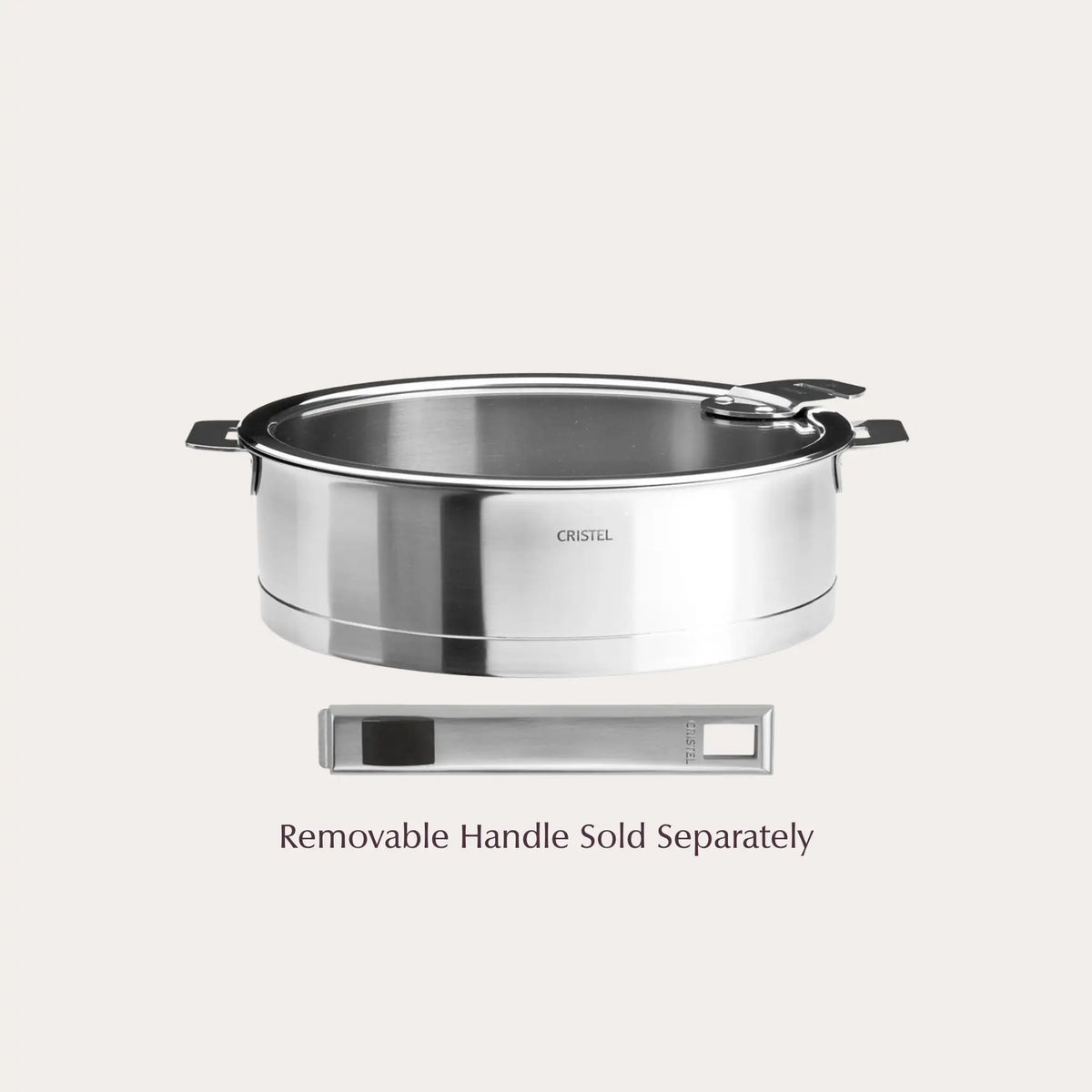 Cristel Saute Pan with Lid