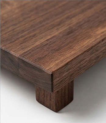Solid Walnut Riser Serving Board (Handcrafted in Pennsylvania)