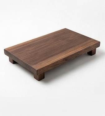 Solid Walnut Riser Serving Board (Handcrafted in Pennsylvania)