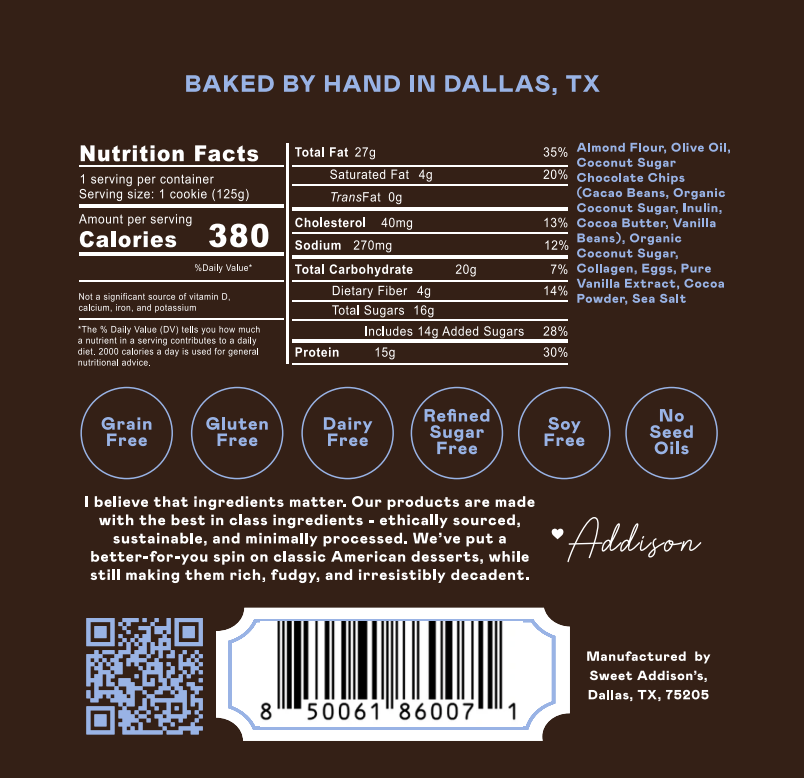 Sweet Addison's Protein Brownies - 18 Pack
