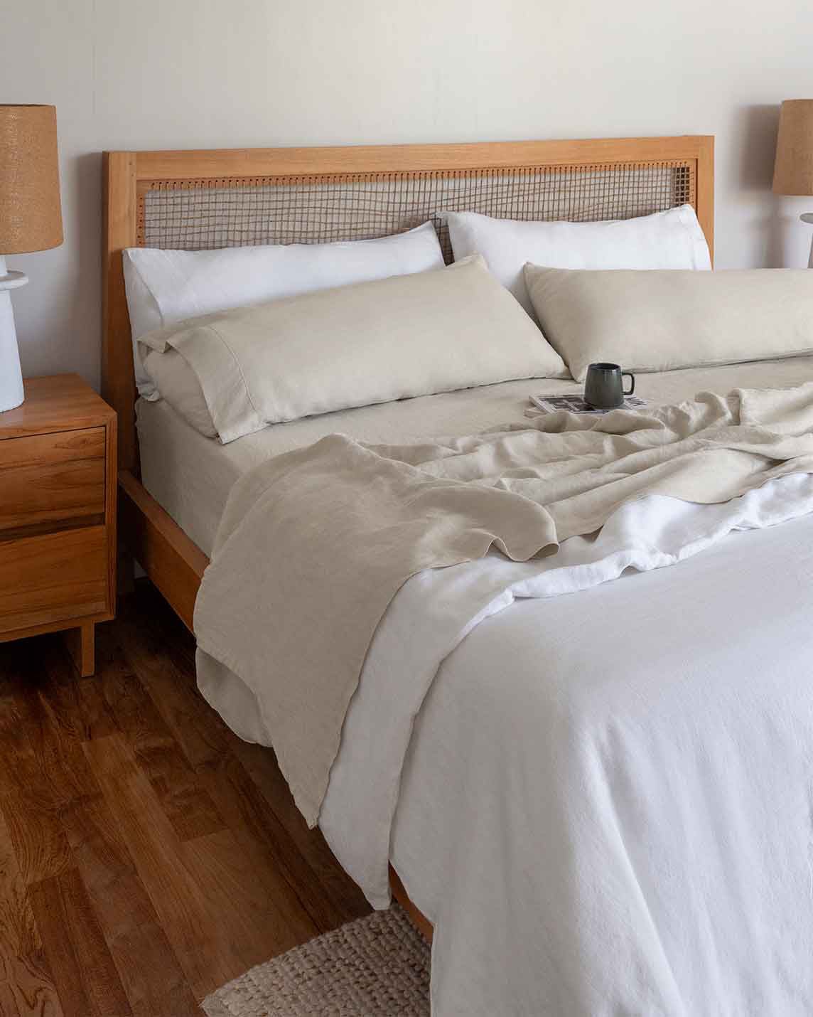 Stonewashed Linen Sheets