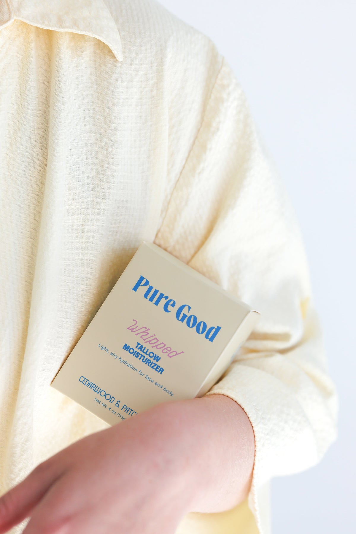Pure Good Cedarwood + Patchouli Whipped Tallow - Firming & Balancing