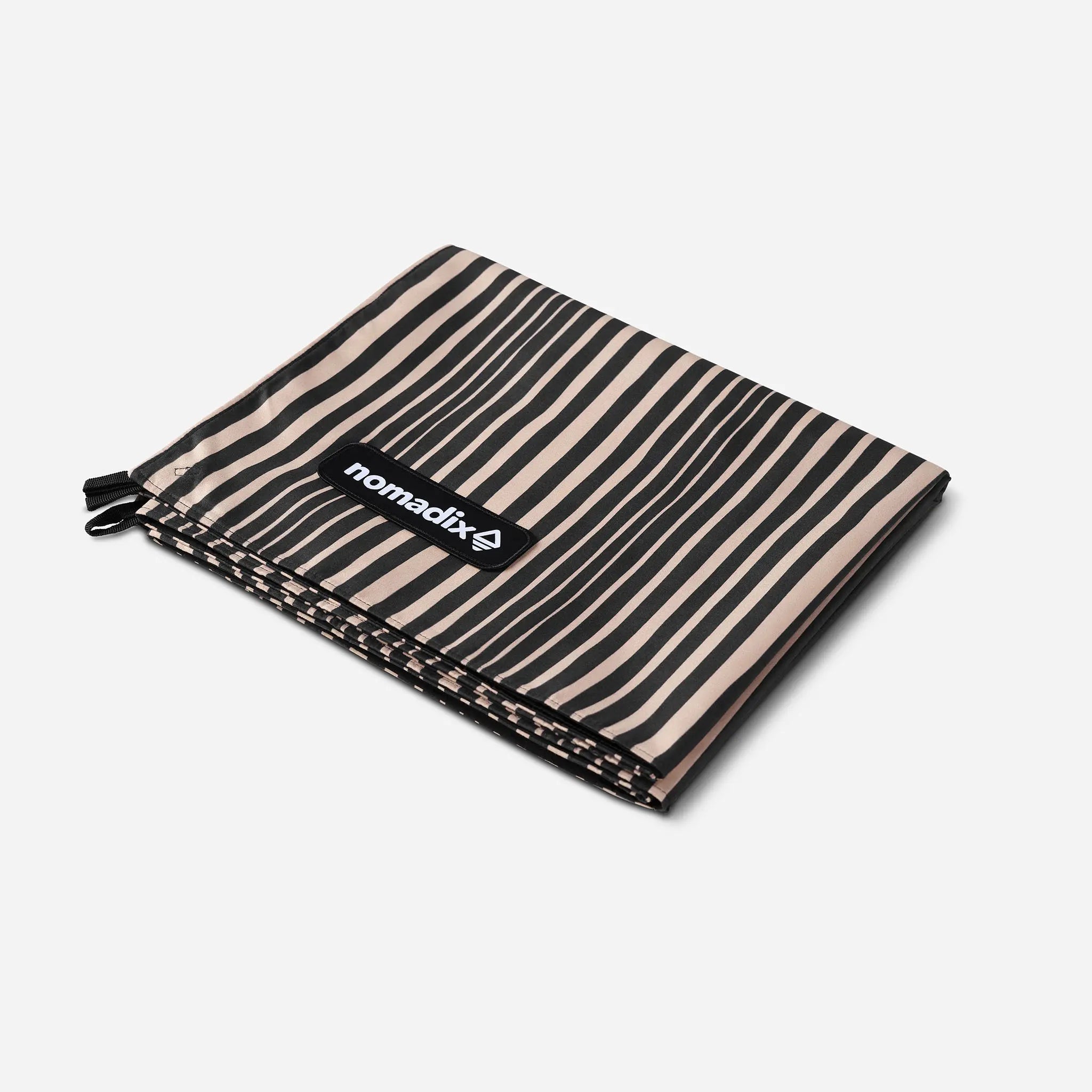 Nomadix Festival Blanket: Heritage Stripe Black and Tan