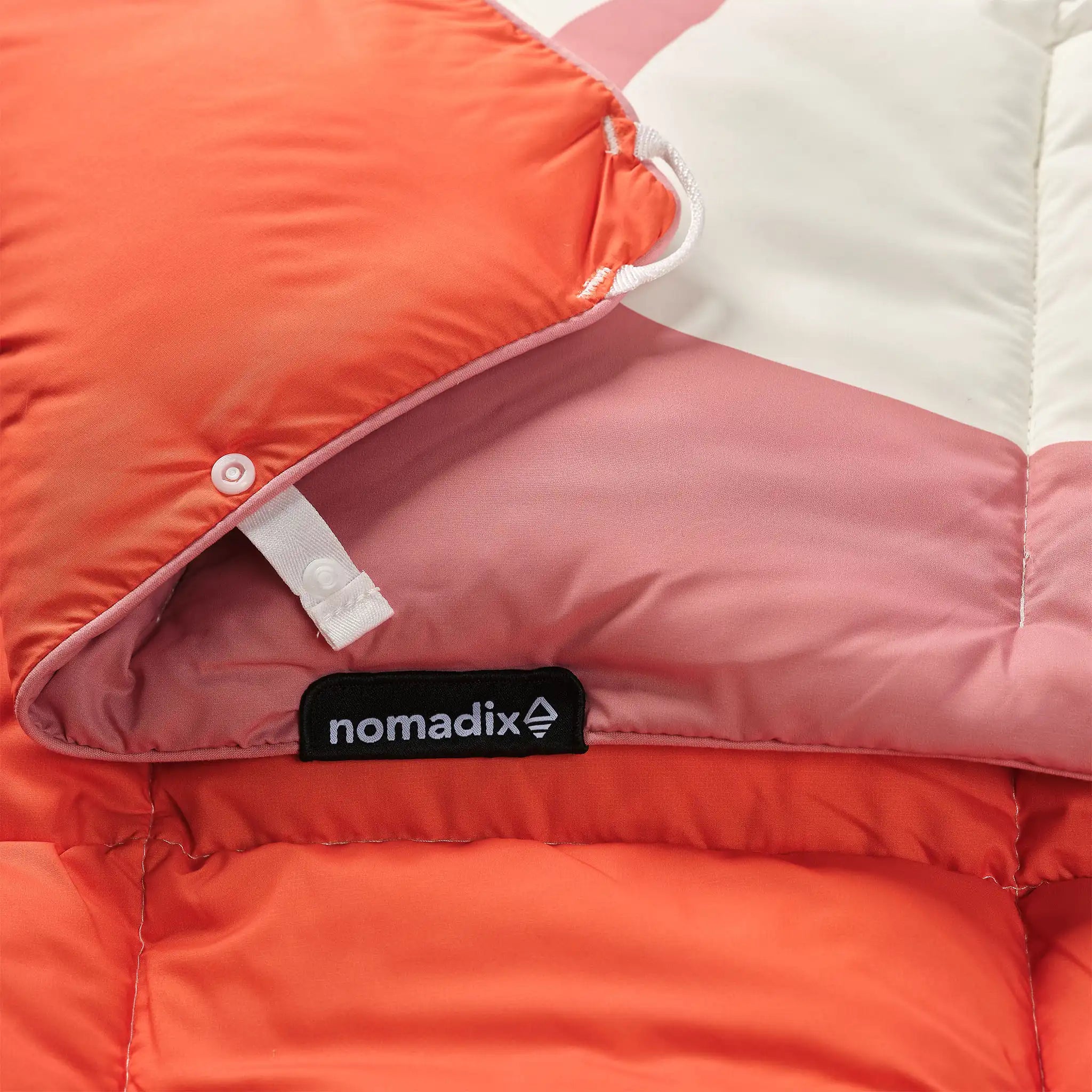 Nomadix Graphene Puffer Blanket: Happy Flowers Desert Clay