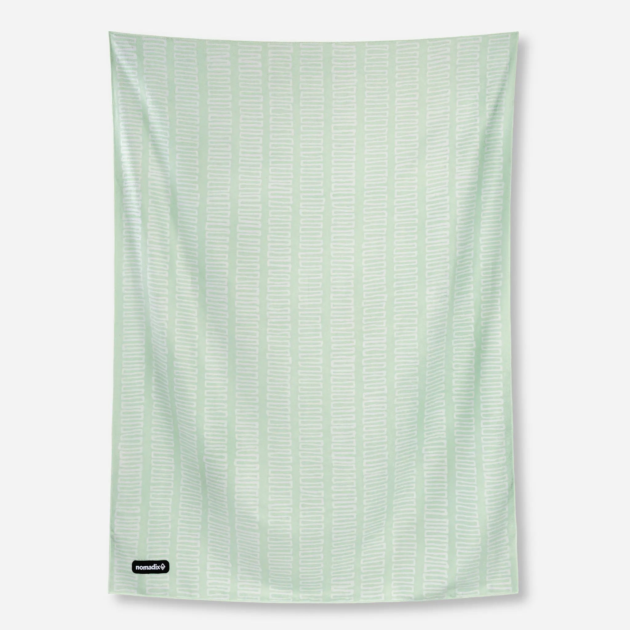 Nomadix Blanket Towel: Switchback Seafoam Green