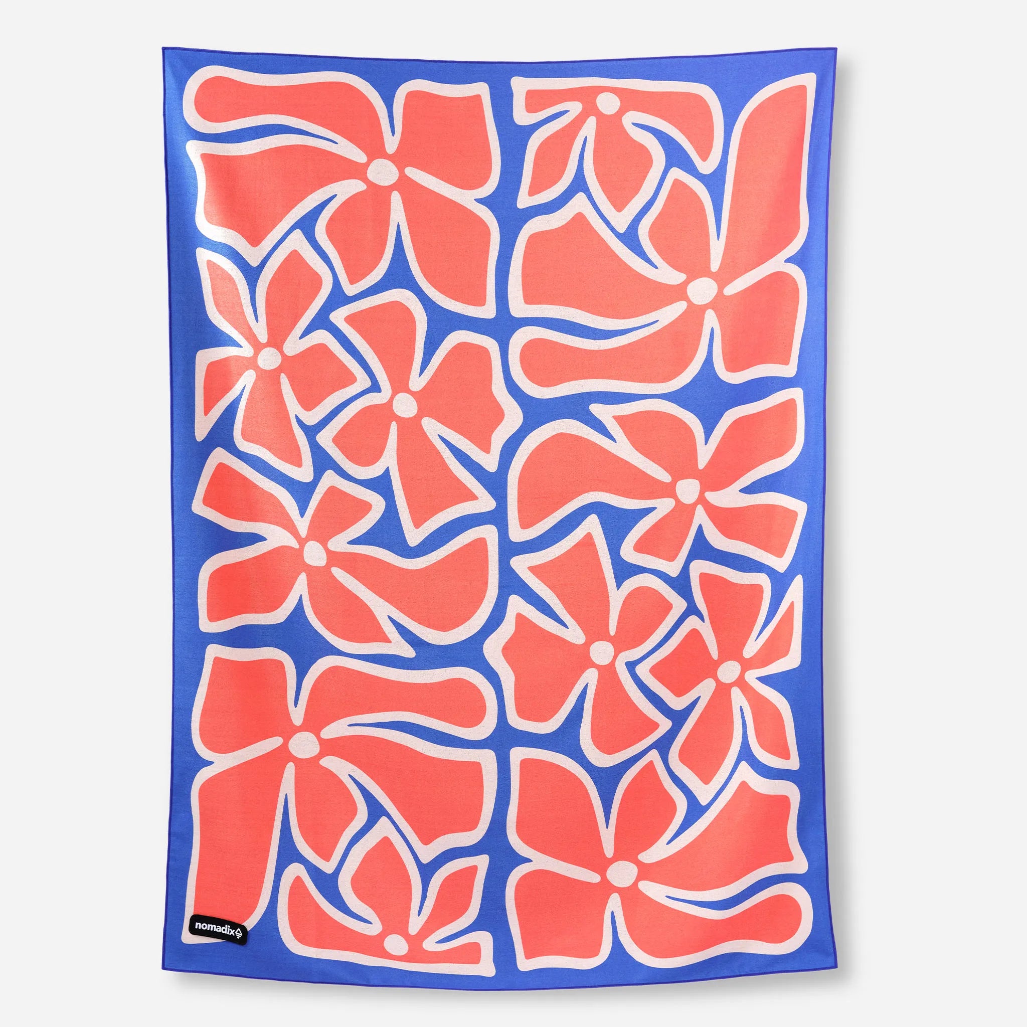 Nomadix Blanket Towel: Wild Flowers Stellar Blue Red