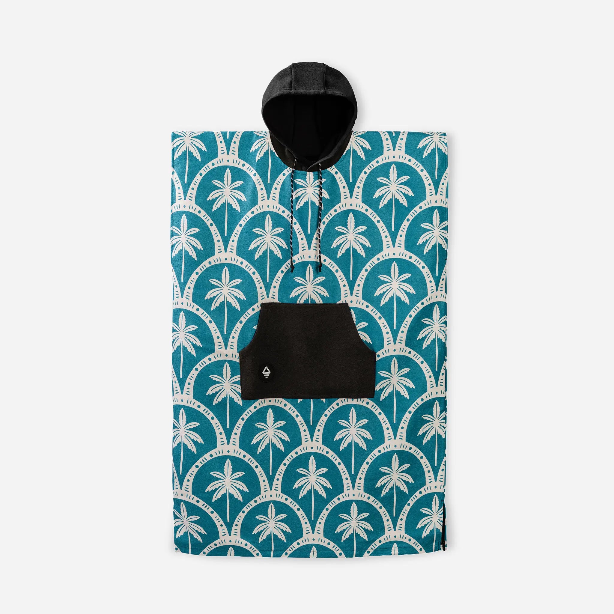 Nomadix Changing Poncho: Palms Resort Teal Ocean