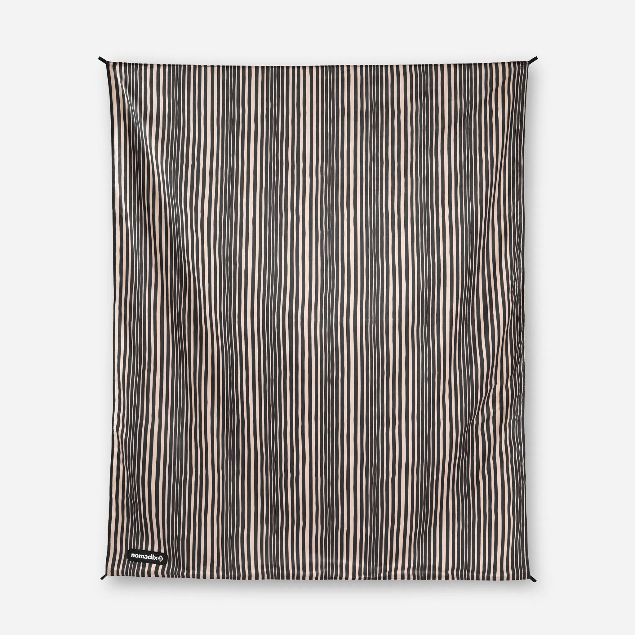 Nomadix Festival Blanket: Heritage Stripe Black and Tan