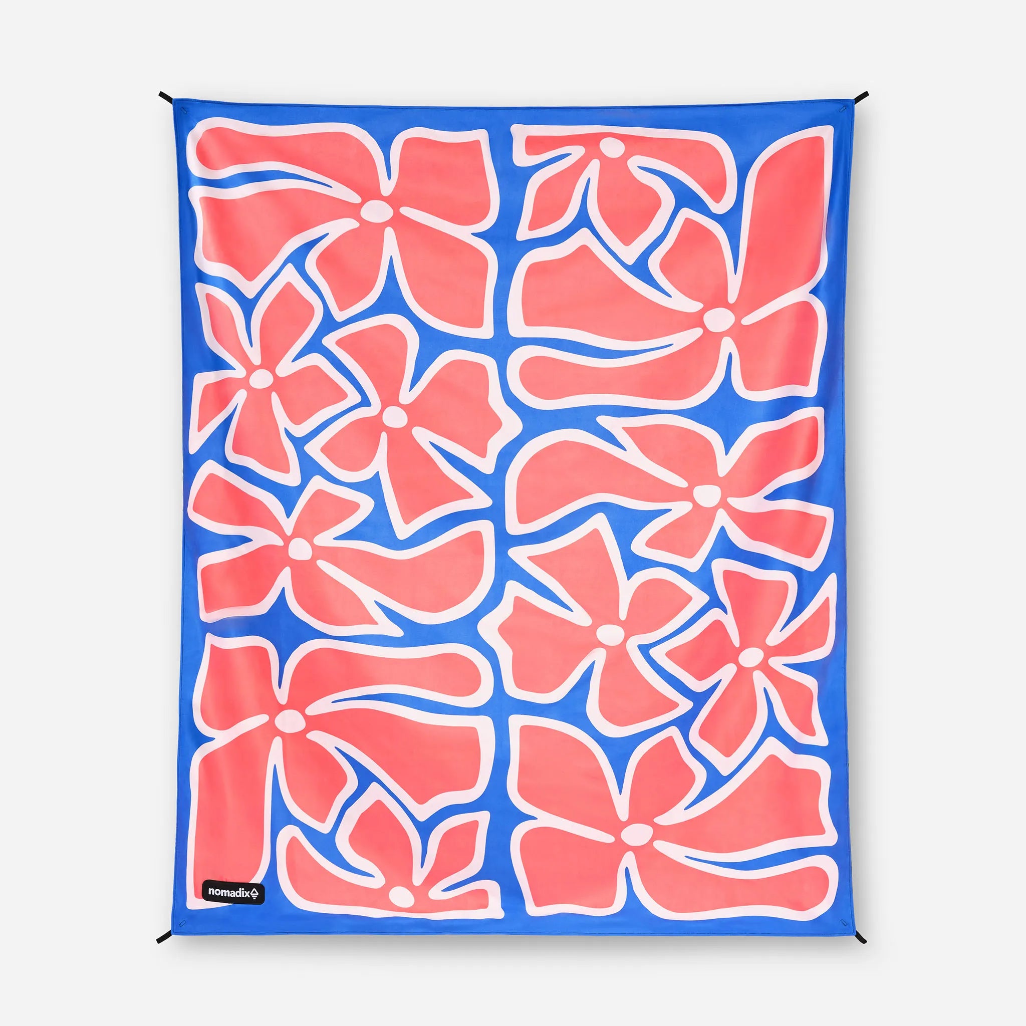 Nomadix Festival Blanket: Wild Flowers Stellar Blue Red