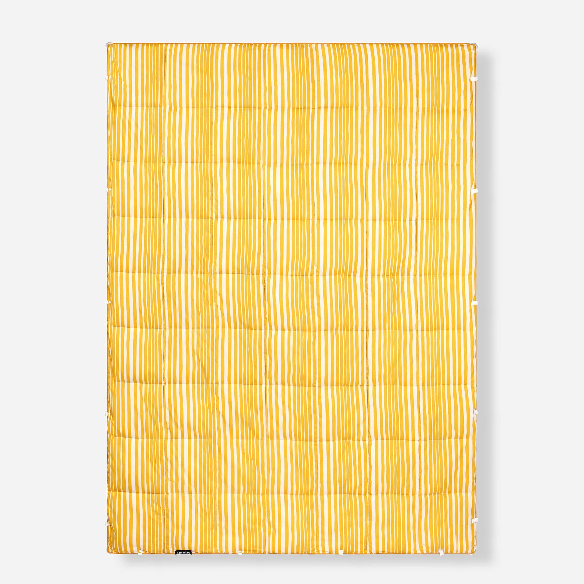 Nomadix Graphene Puffer Blanket: Heritage Stripe Amber Sun