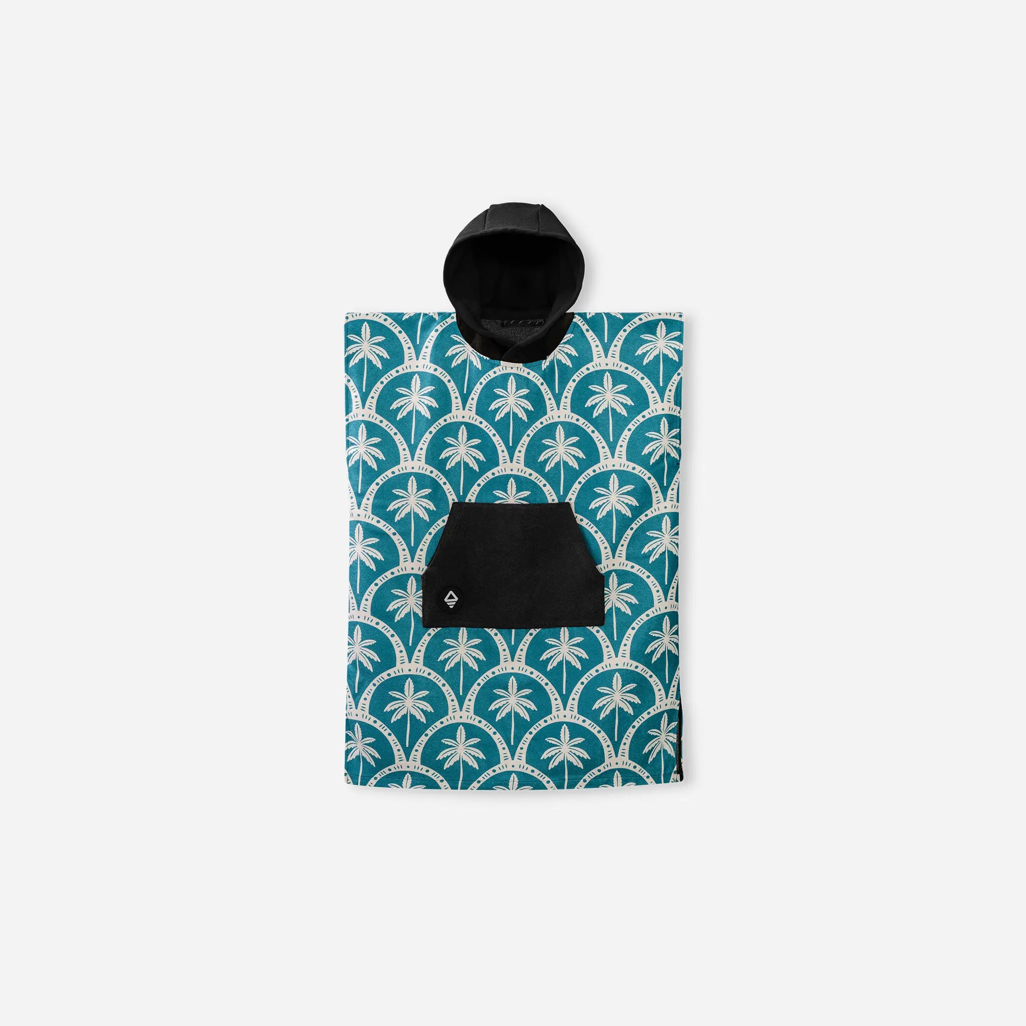 Nomadix Kids Changing Poncho: Palms Resort Teal Ocean