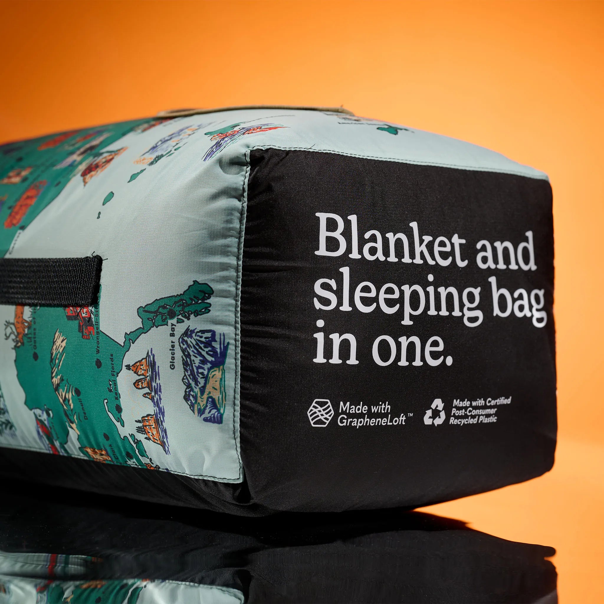 Nomadix Graphene Puffer Blanket: National Parks and Monuments Map