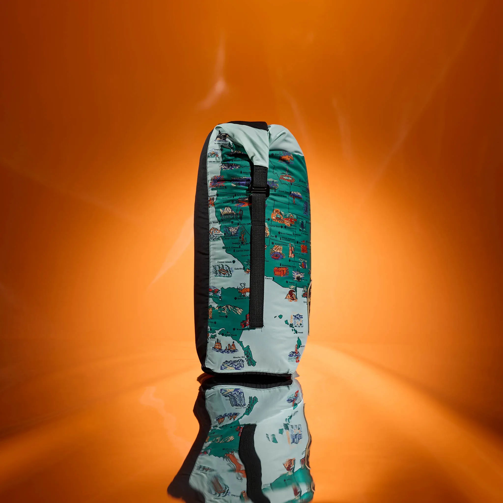Nomadix Graphene Puffer Blanket: National Parks and Monuments Map