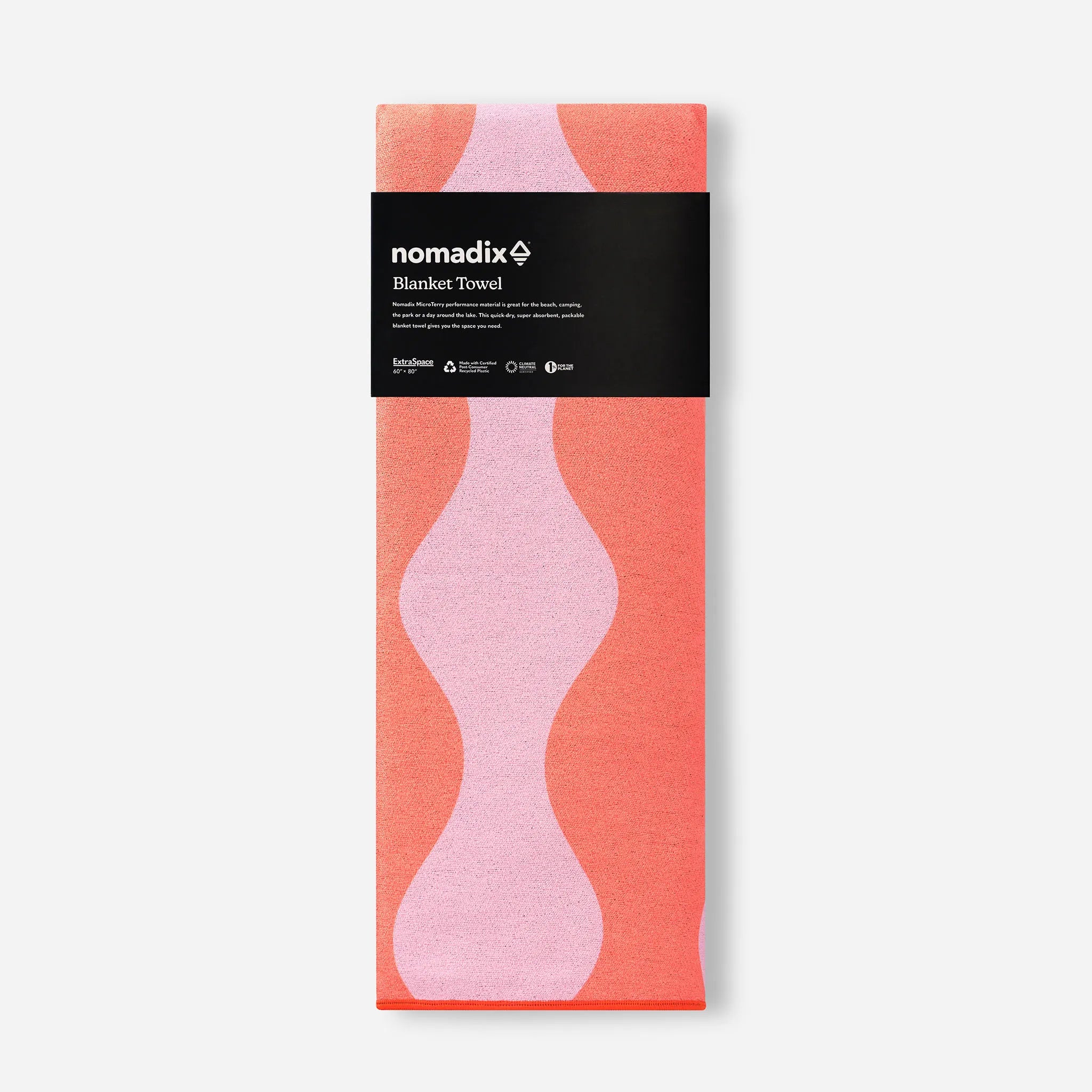 Nomadix Blanket Towel: Big Slack Trail Red Pink