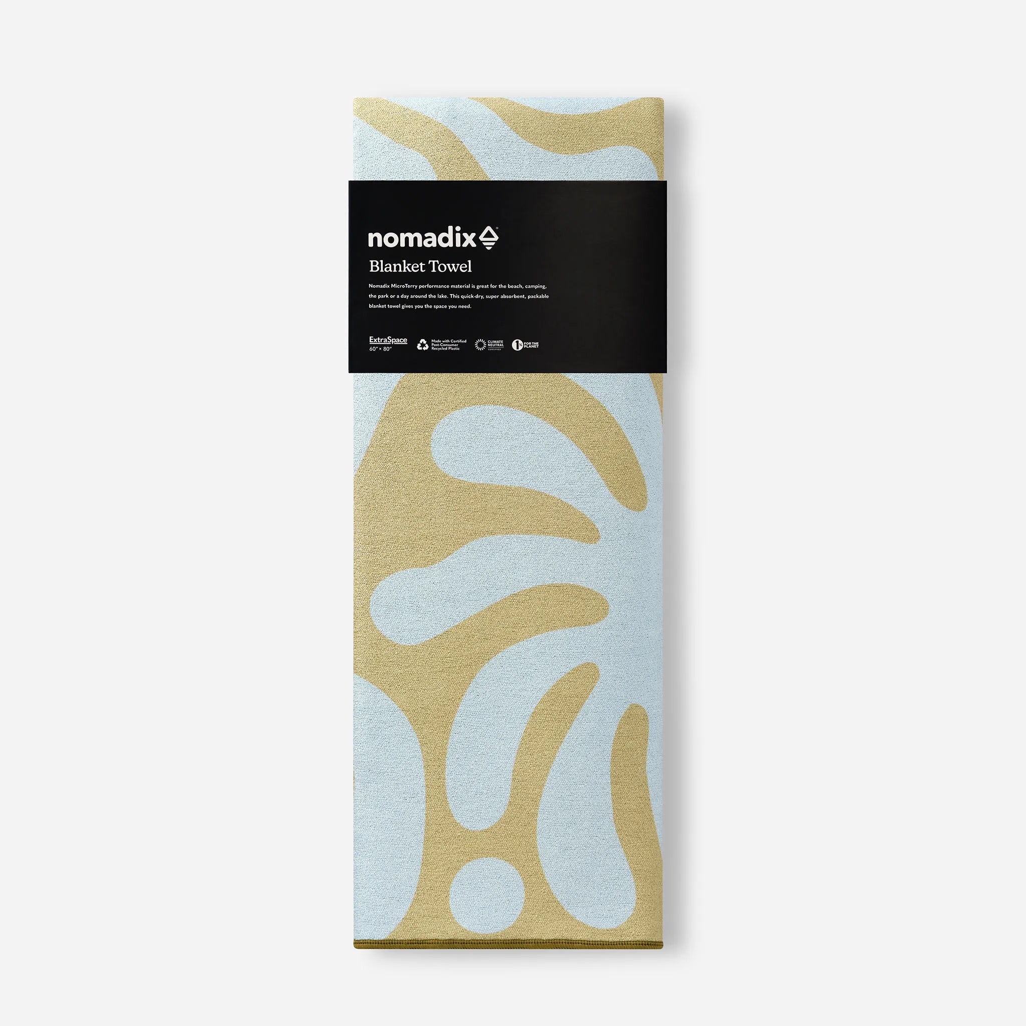 Nomadix Blanket Towel: Whirlpool Meadow Green