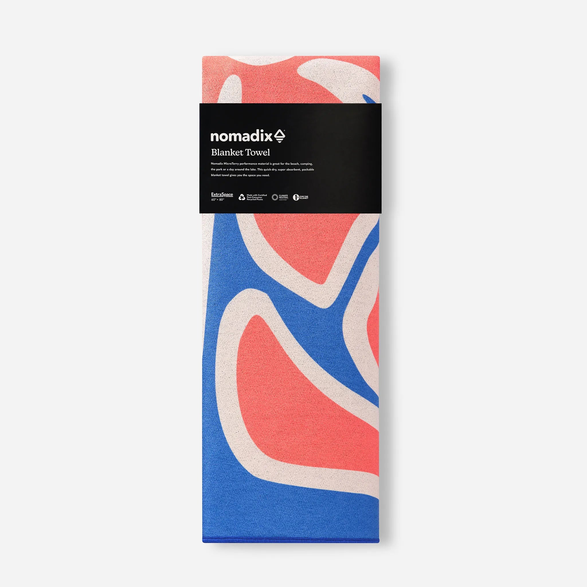 Nomadix Blanket Towel: Wild Flowers Stellar Blue Red