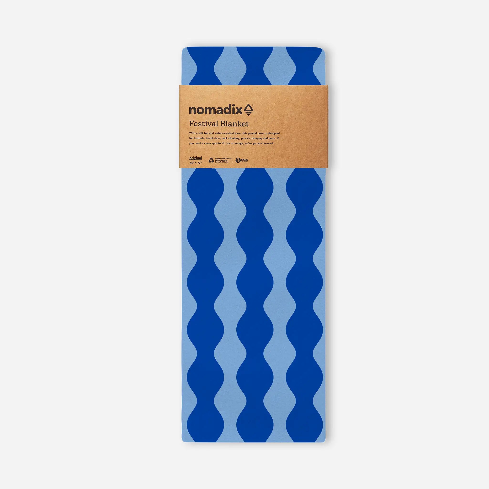 Nomadix Festival Blanket: Slack Tide Coastal Blue