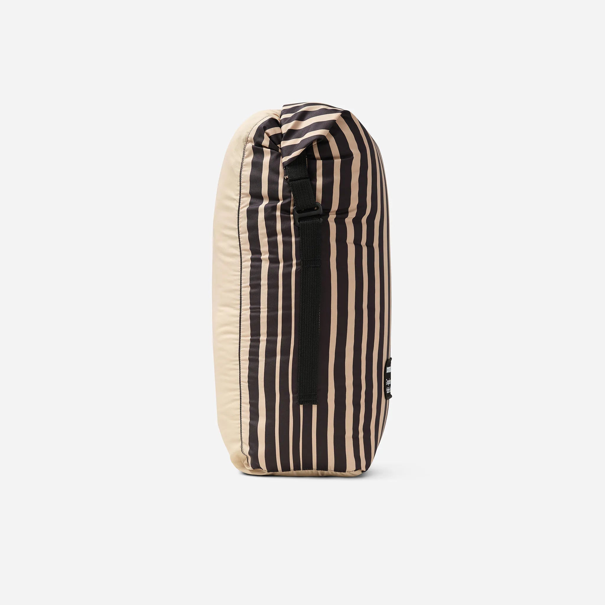 Nomadix Graphene Puffer Blanket: Heritage Stripe Black and Tan