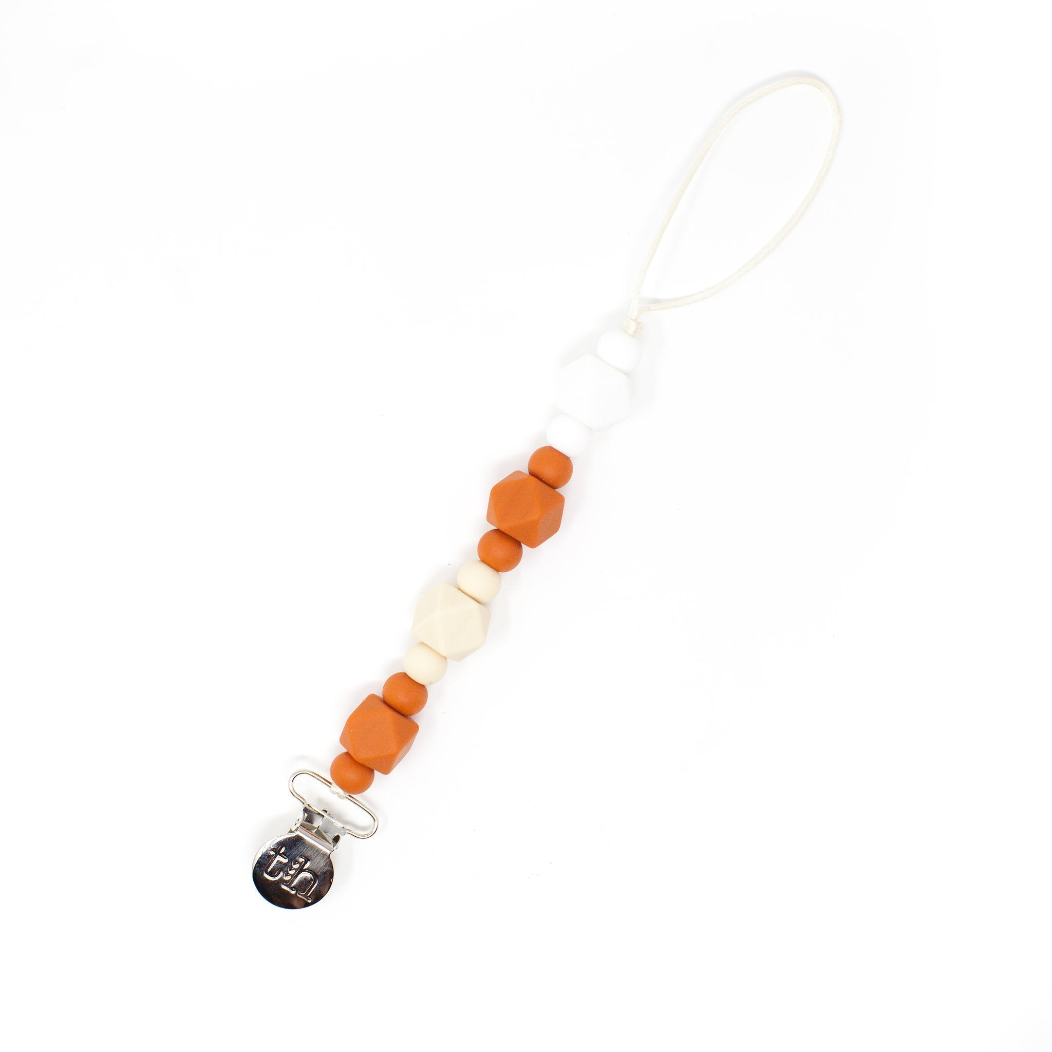 Three Hearts Grande Jewel Pacifier Clip - Food Grade BPA Free Silicone