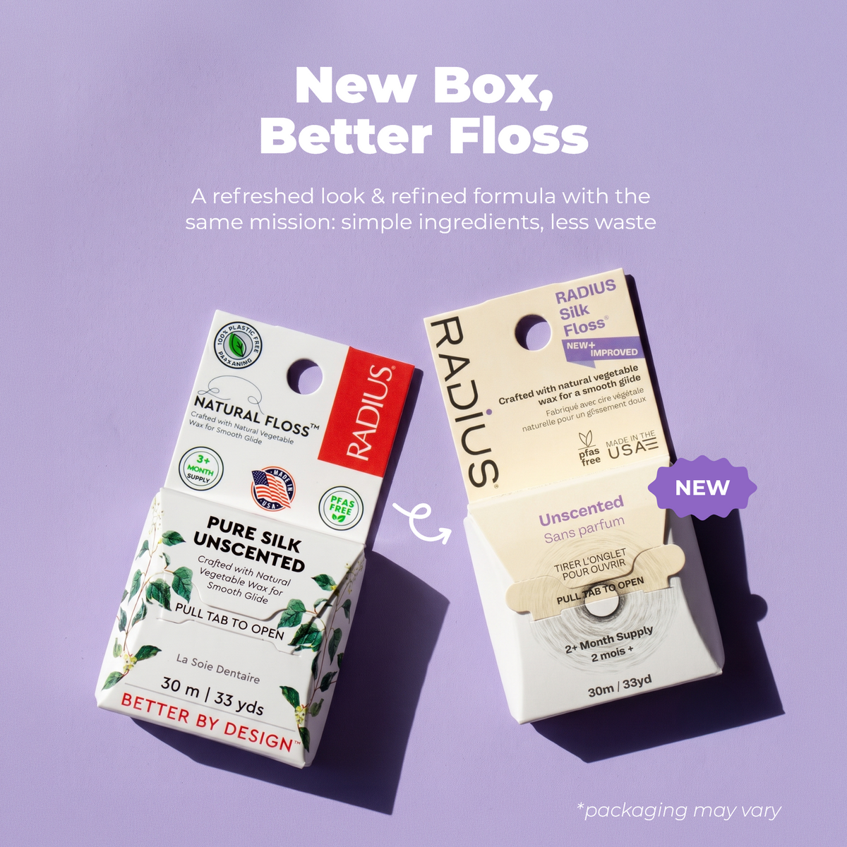 Radius Natural Biodegradable Silk Floss™