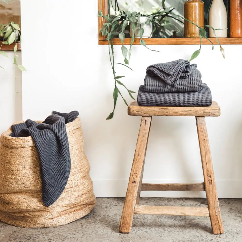 Ettitude Bamboo Waffle Towel Set