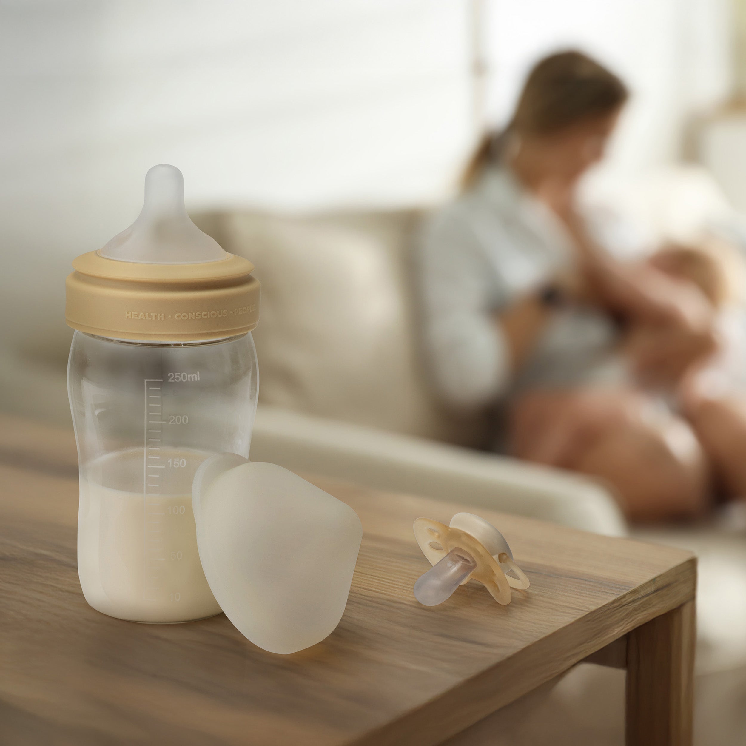Health Conscious People Glass Baby Bottle – 3-Pack