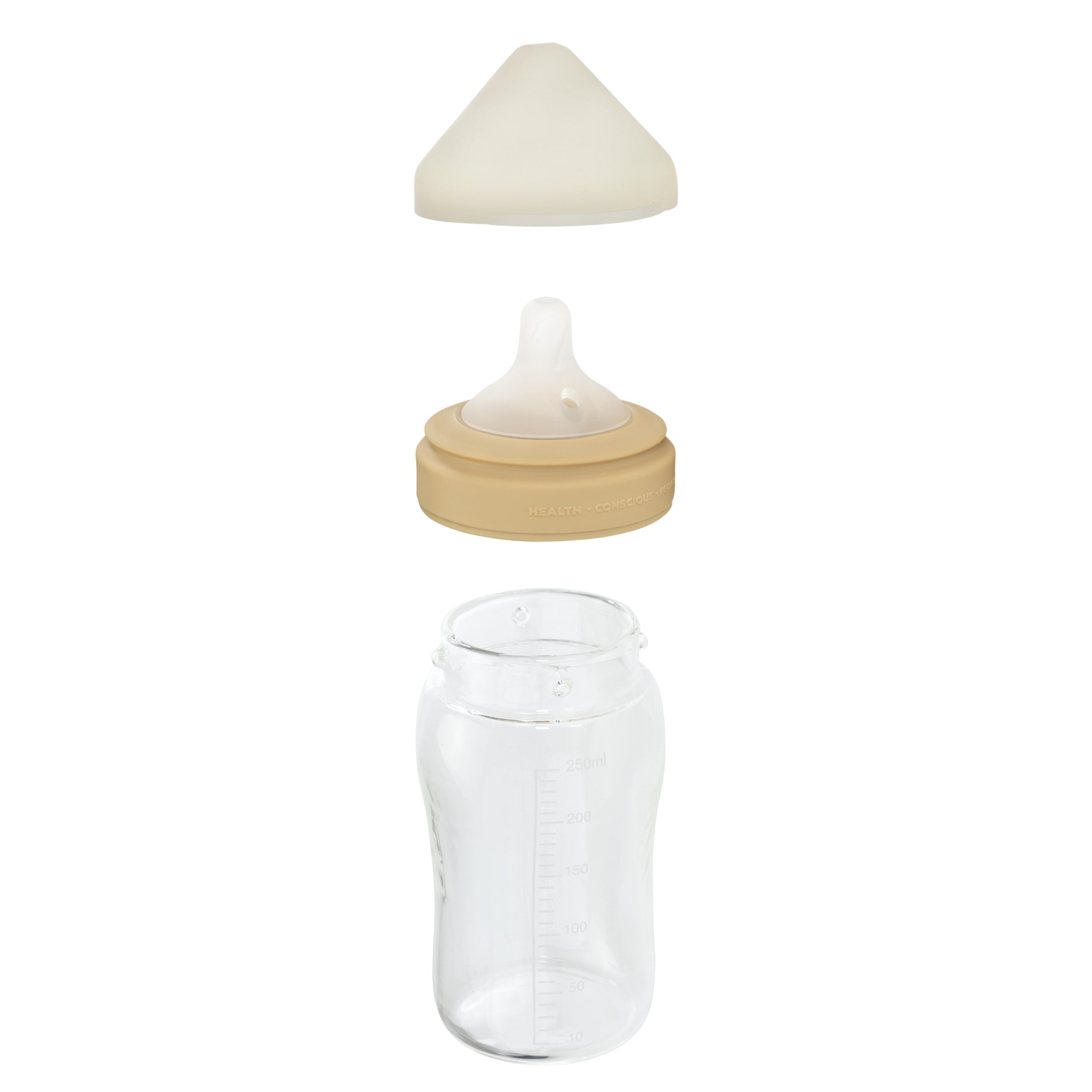 Health Conscious People Glass Baby Bottle – 2-Pack