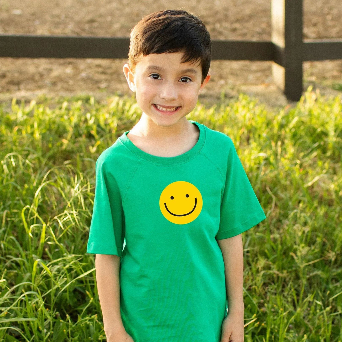 Jackalo - Happy Face T-Shirt - Organic Cotton