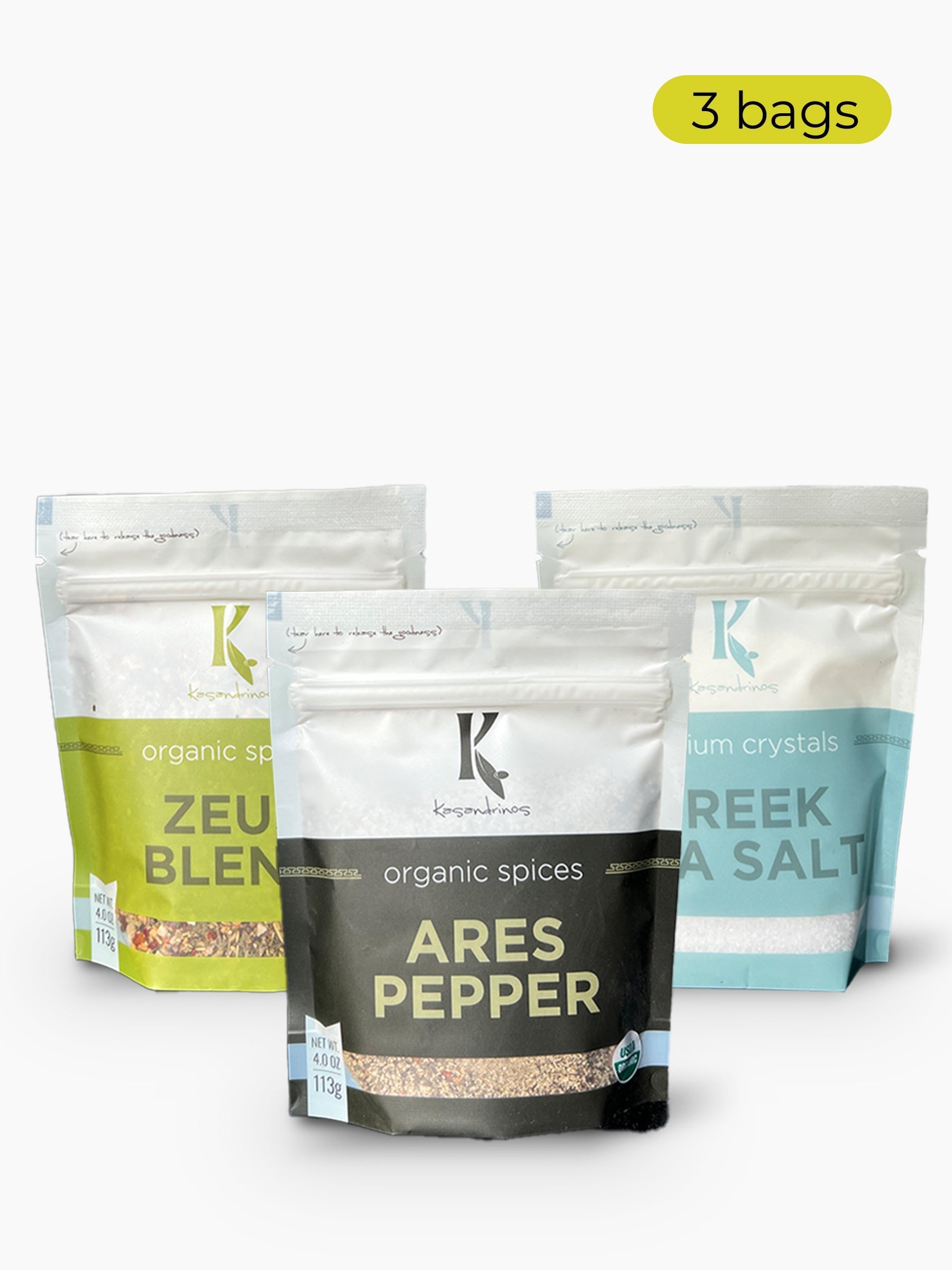 Kasandrinos International Spice Variety Pack (3)