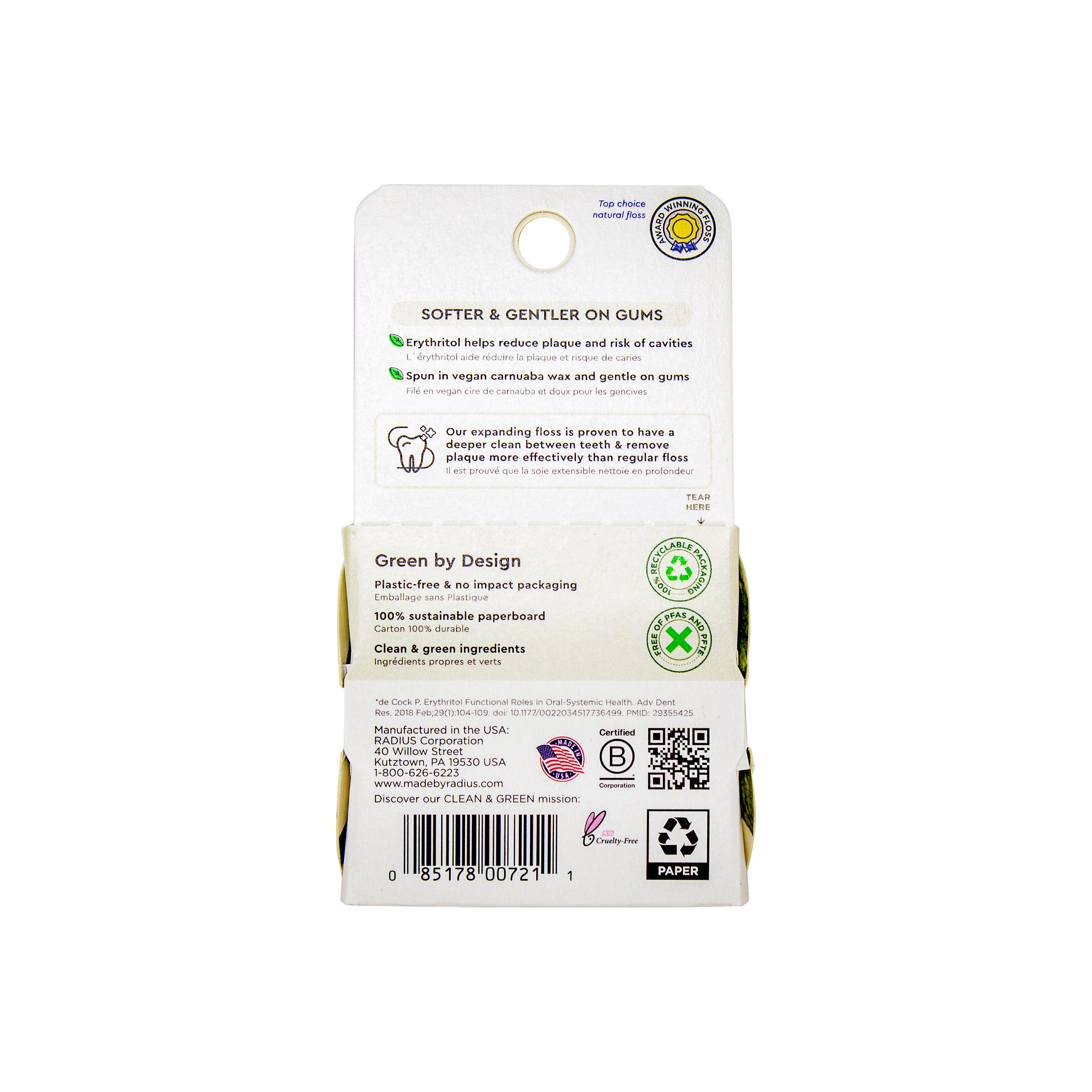 Radius Vegan Sponge Floss