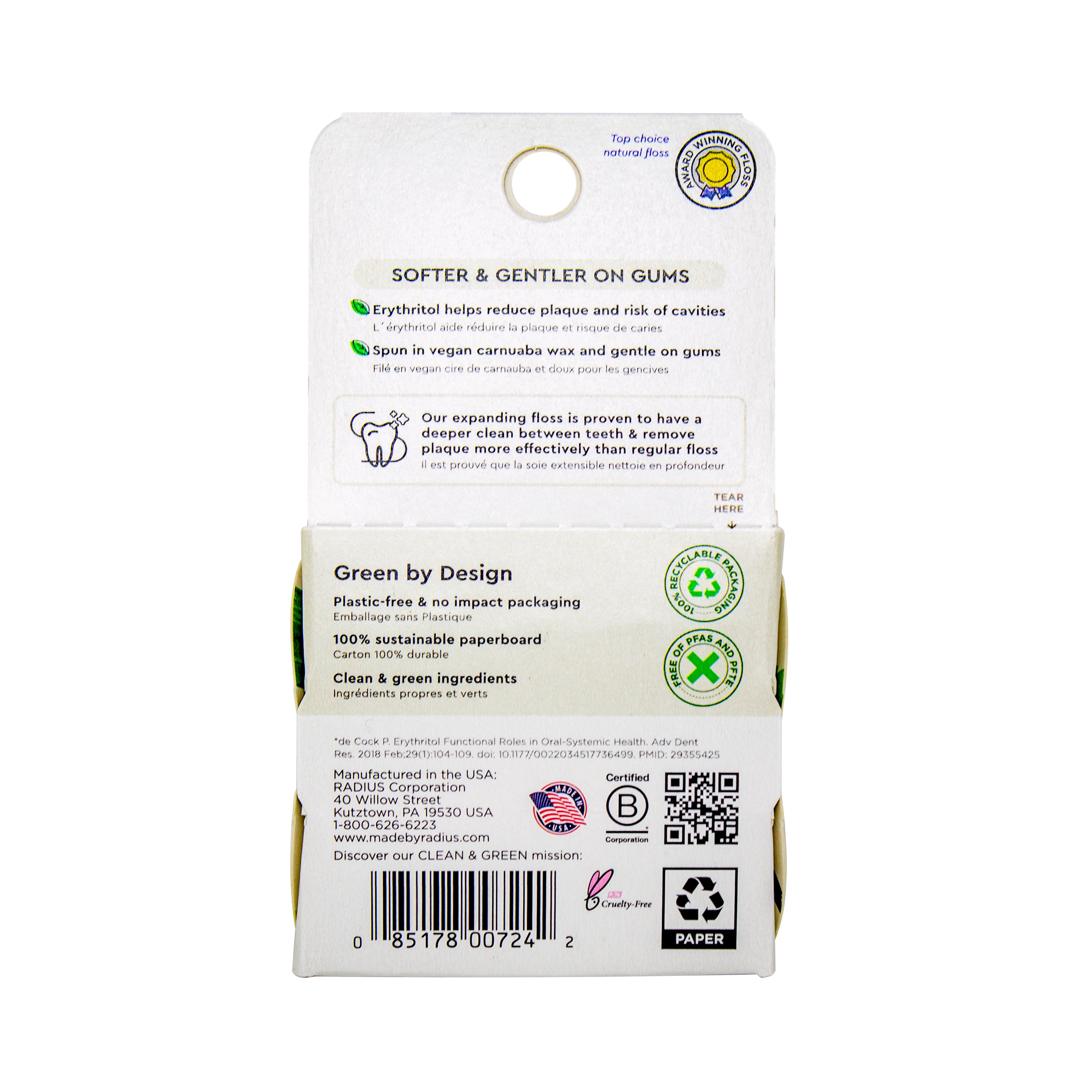 Radius Vegan Sponge Floss