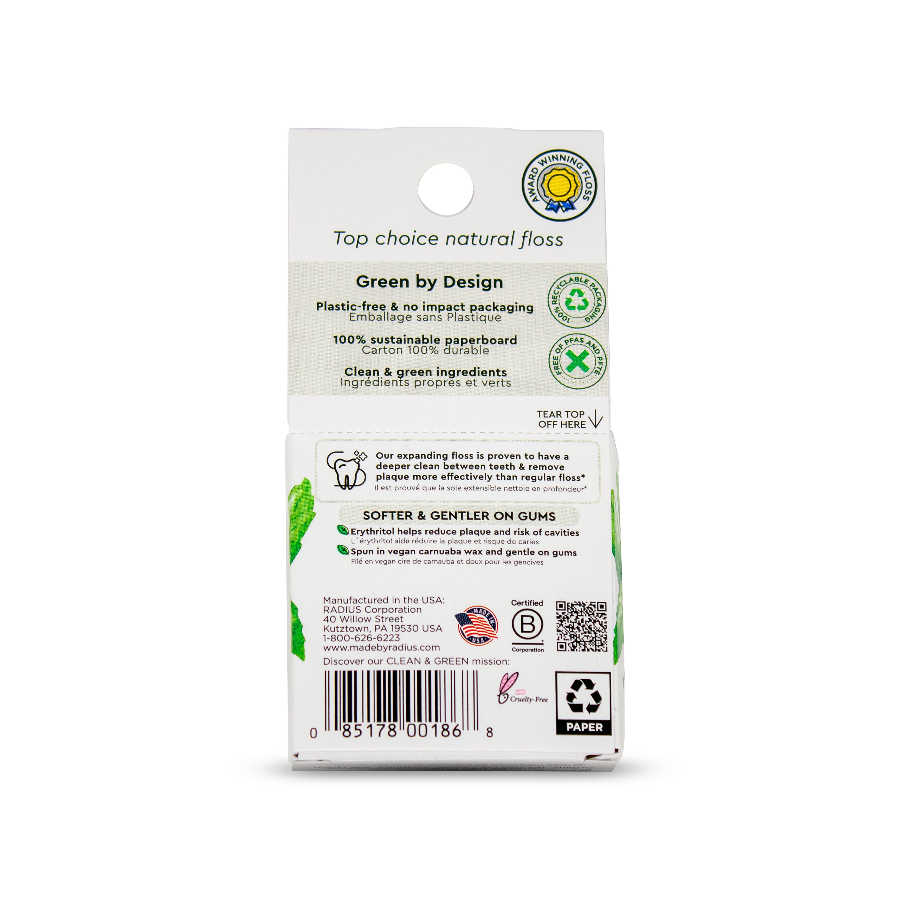 Radius Vegan Sponge Floss