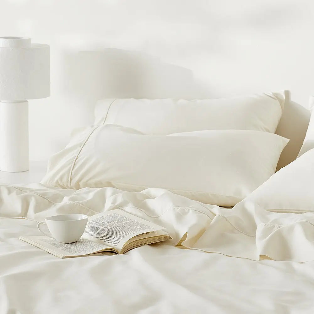 Ettitude Linen+ Bamboo Pillowcase Set