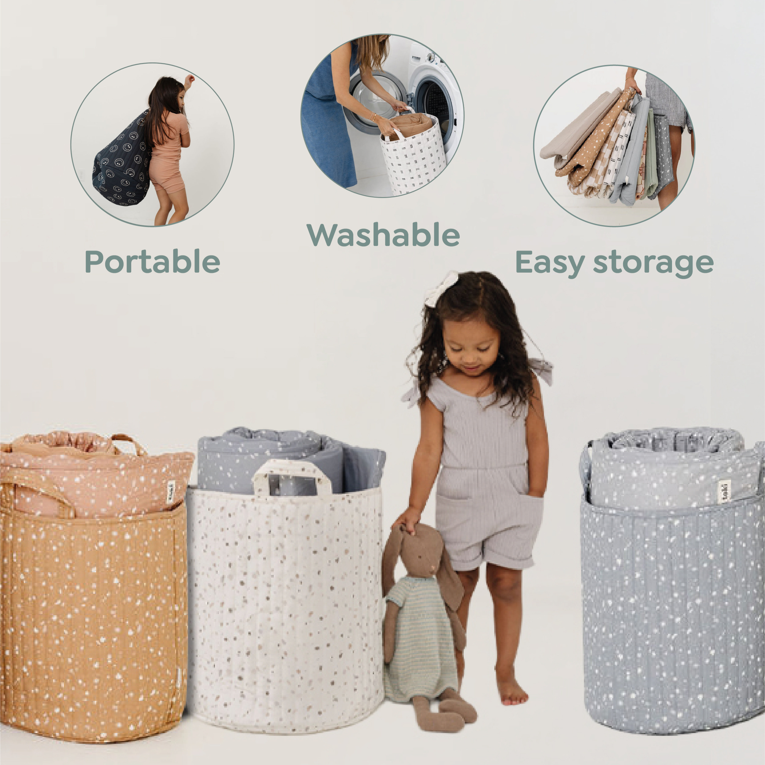 Terrazzo Chalk Storage Basket