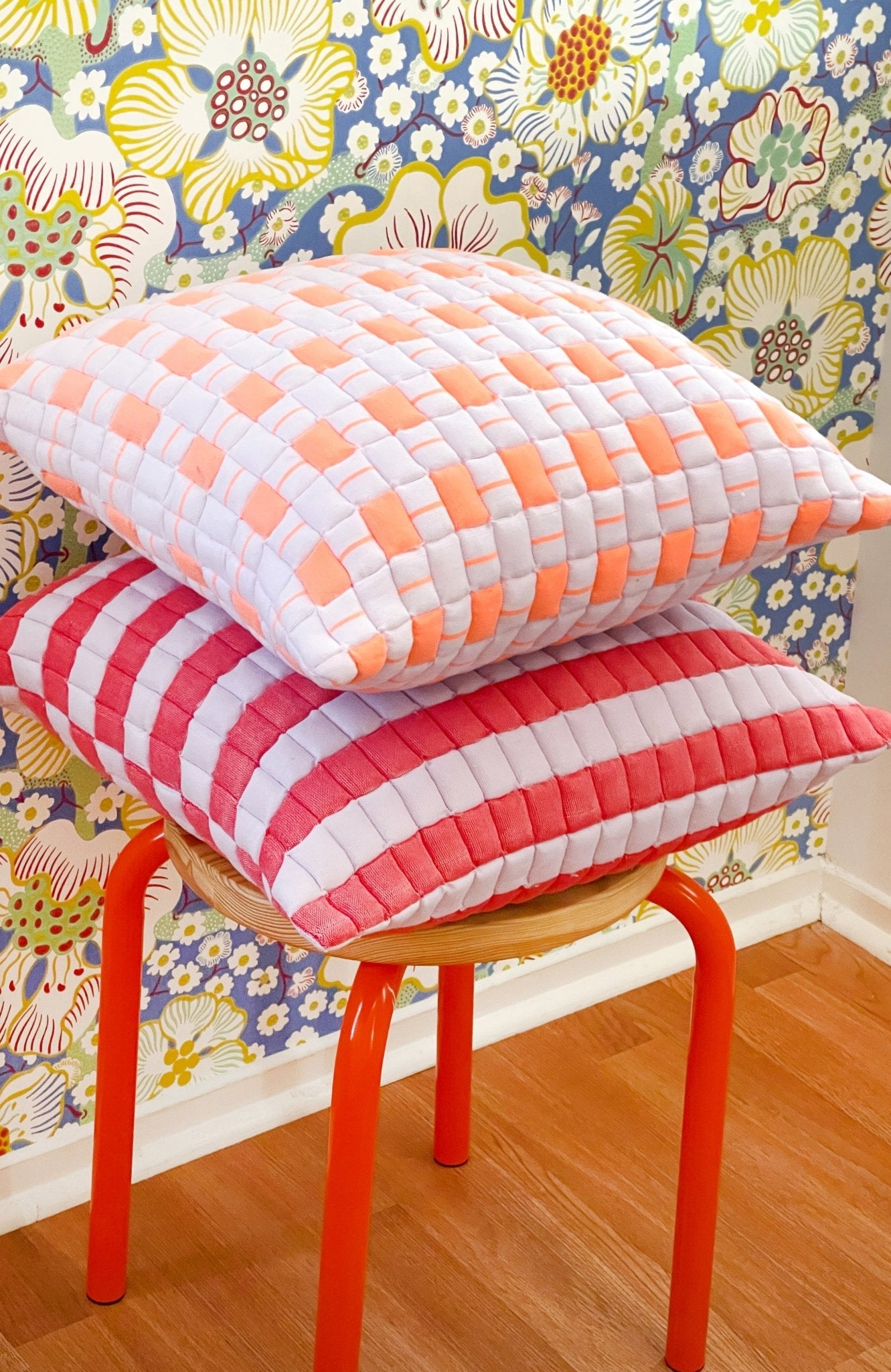 Archive New York Sujani Striped Quilted Pillow