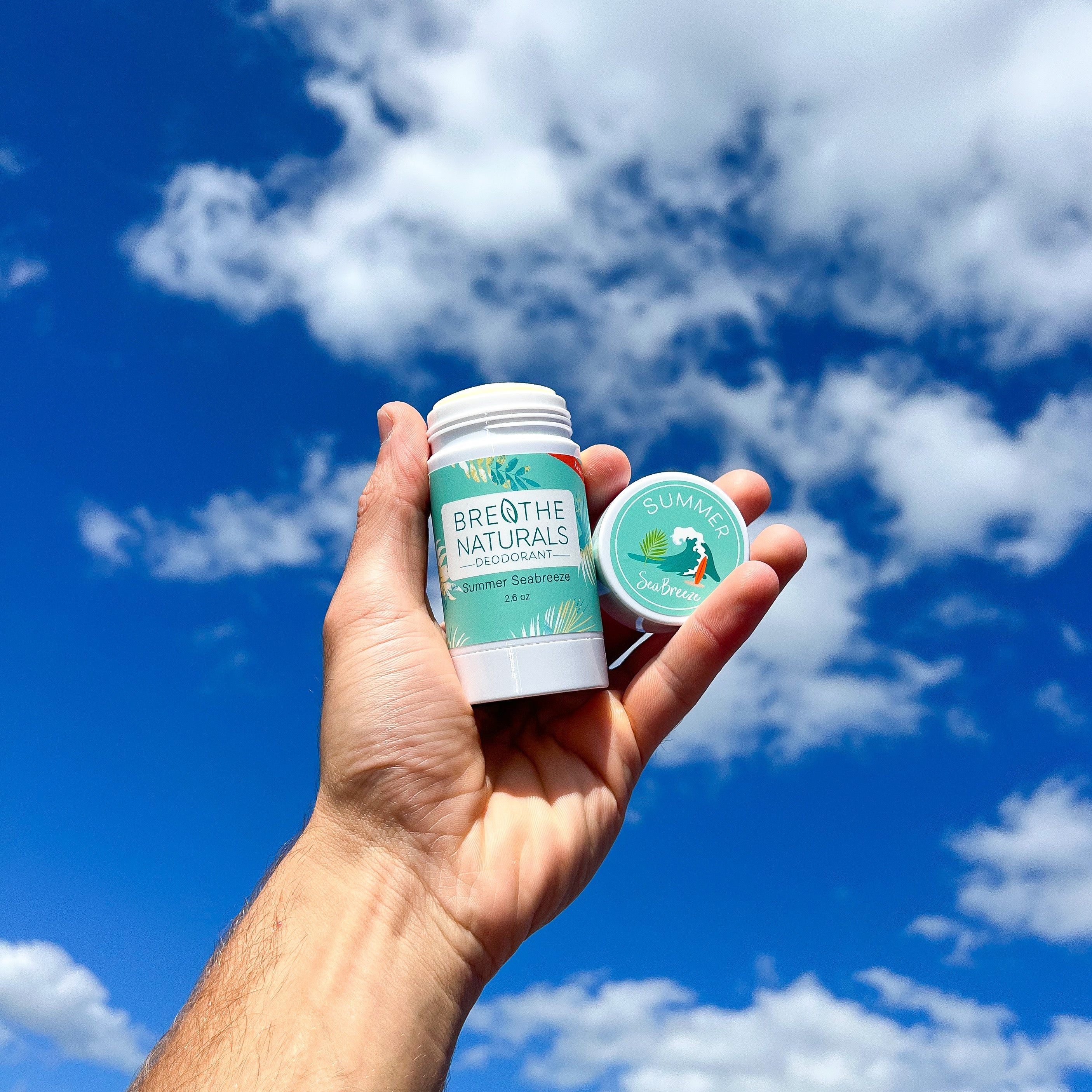 Breathe Naturals Deodorant Summer Seabreeze - 2 Pack
