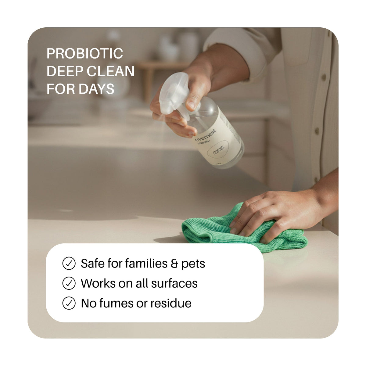 Everneat Surface Cleaner & Refill - Plastic Set