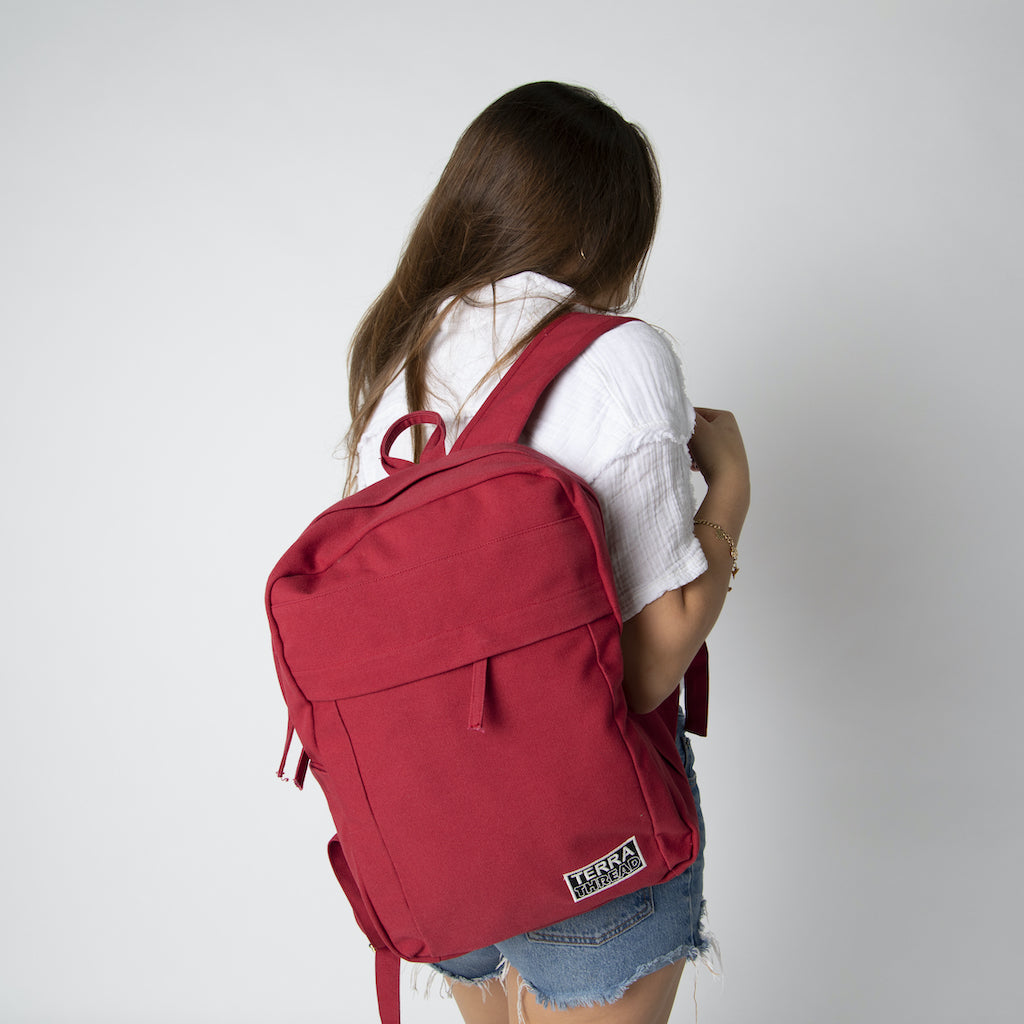 Terra Thread® Earth Backpack - Sustainable Backpack for School and Everyday use