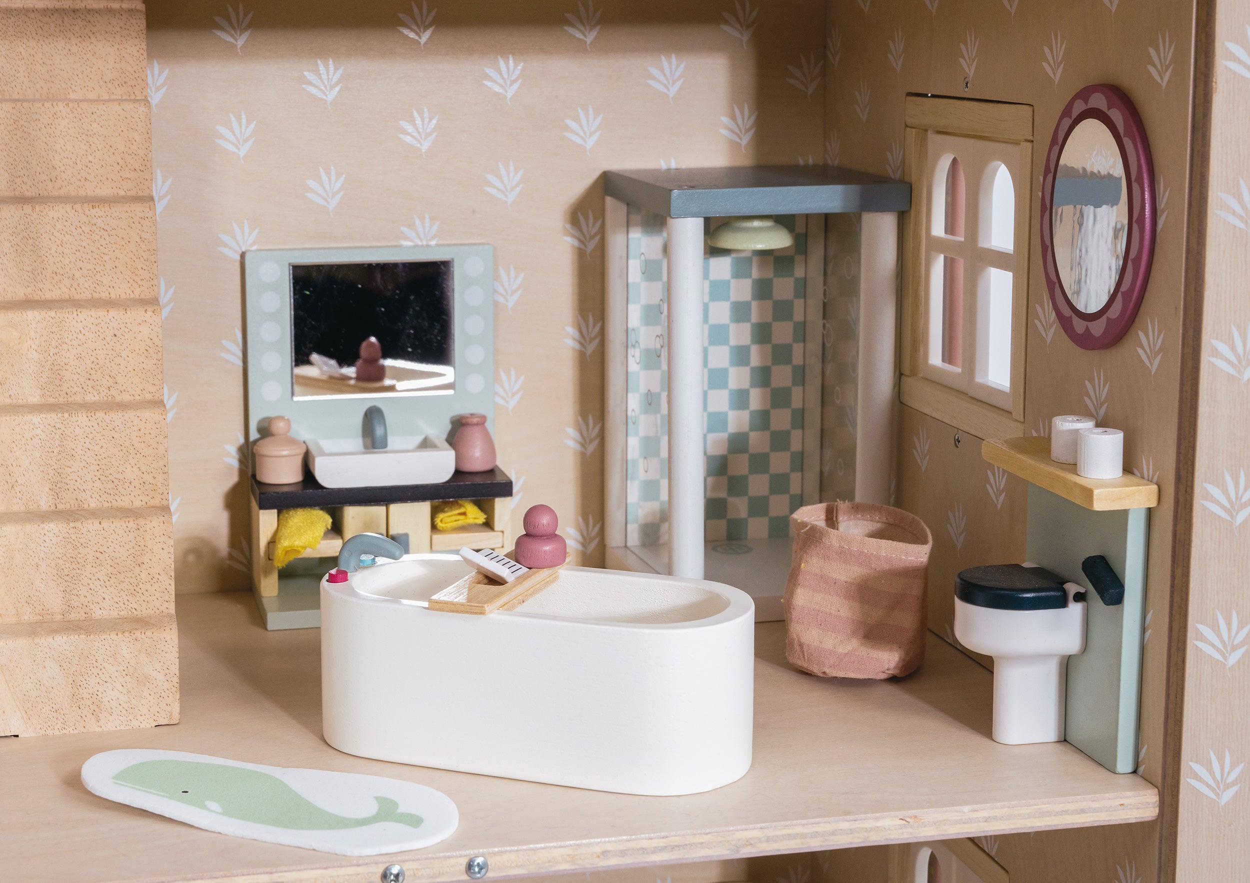 Tender Leaf Dolls House Bathroom Furniture