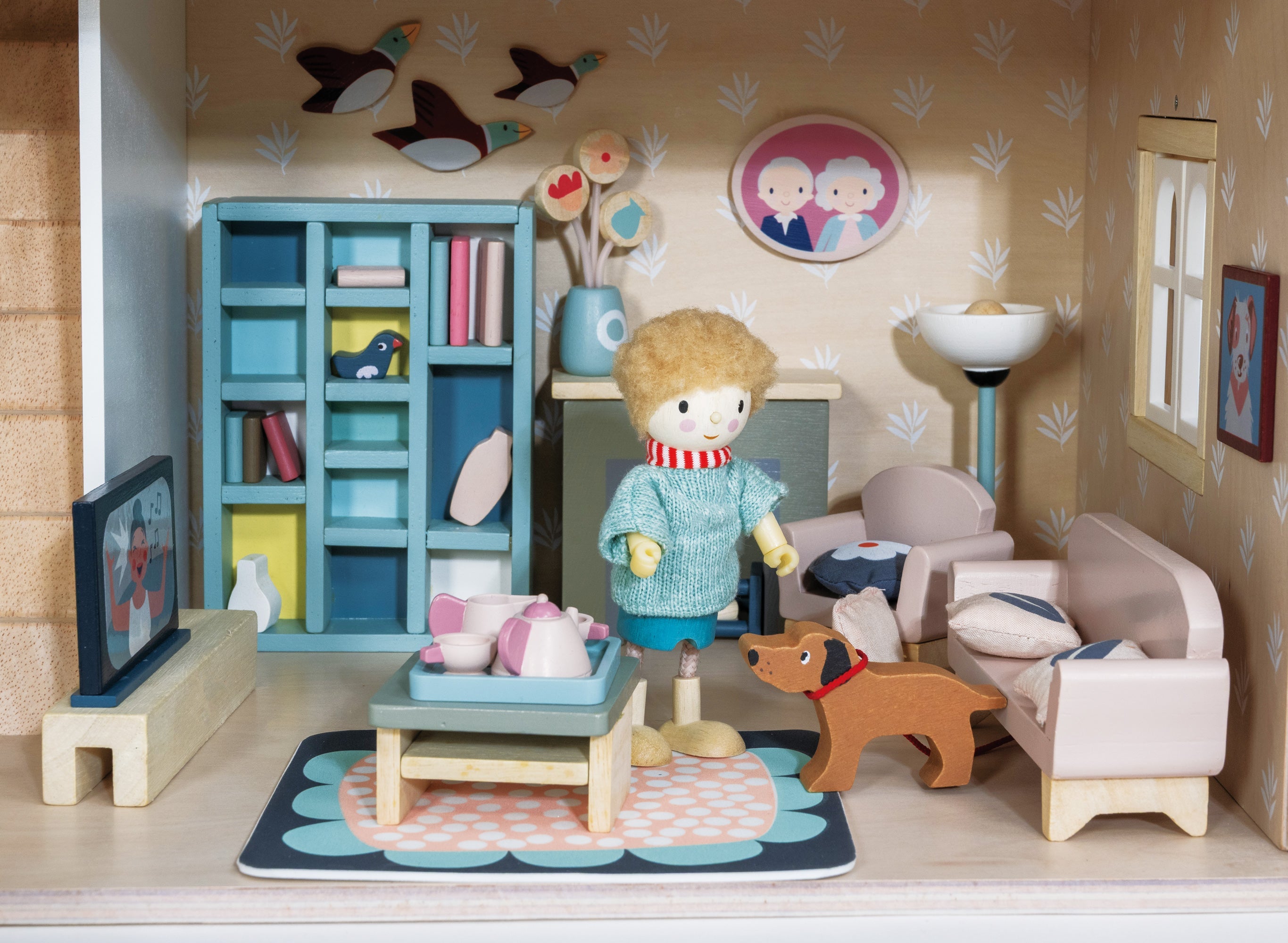 Tender Leaf Dolls House Sitting Room Furniture