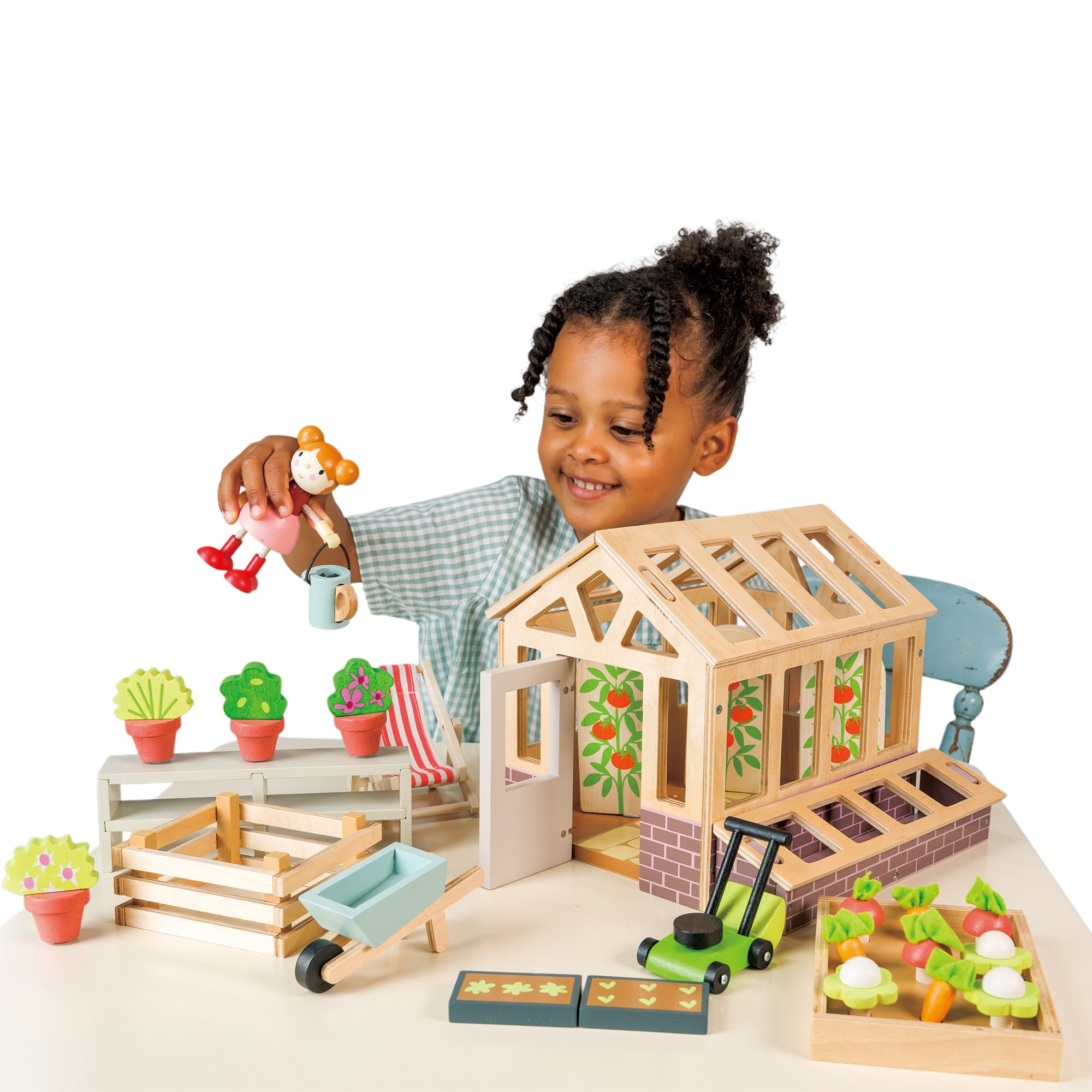Tender Leaf Greenhouse and Garden Set