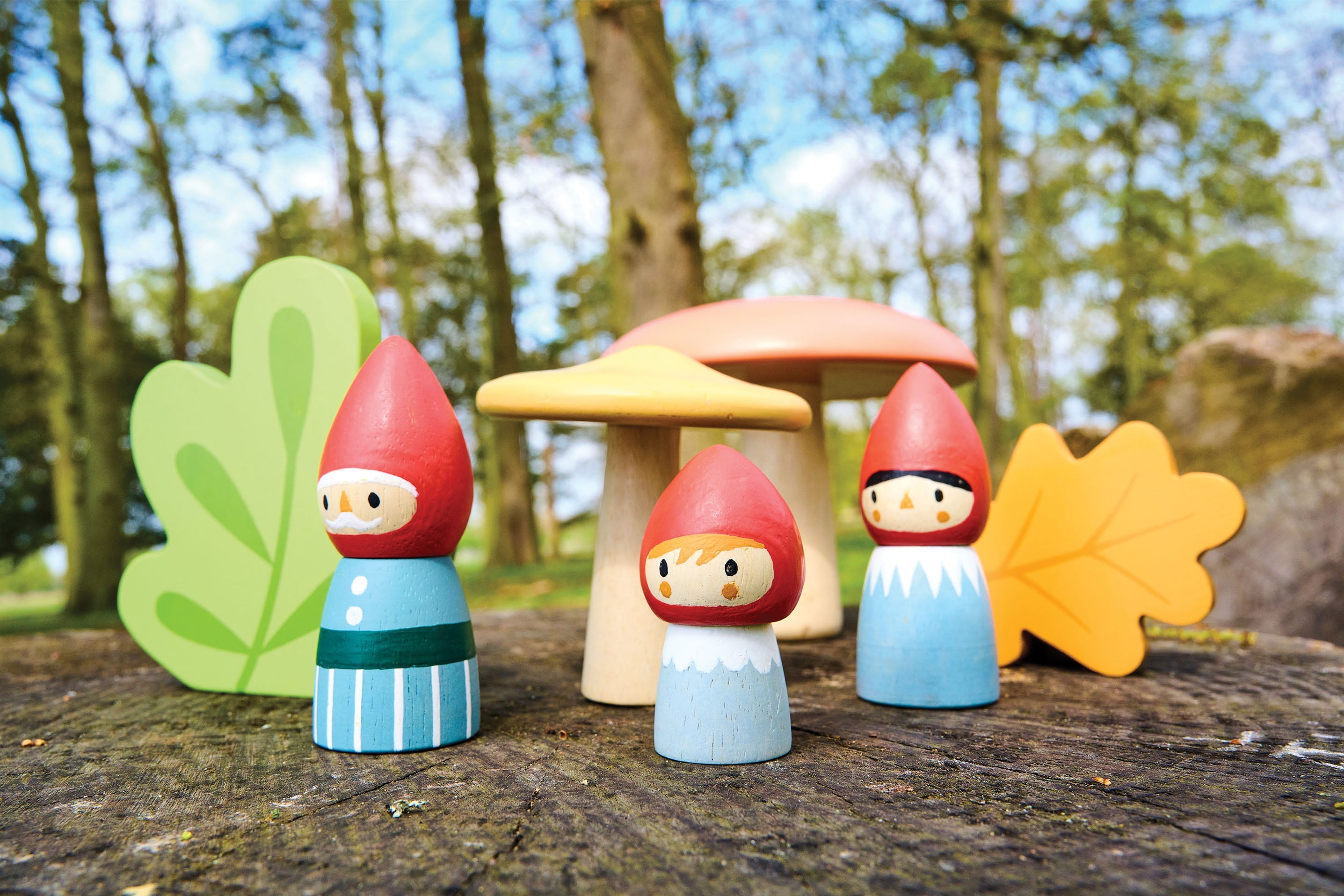 Tender Leaf Woodland Gnome Family